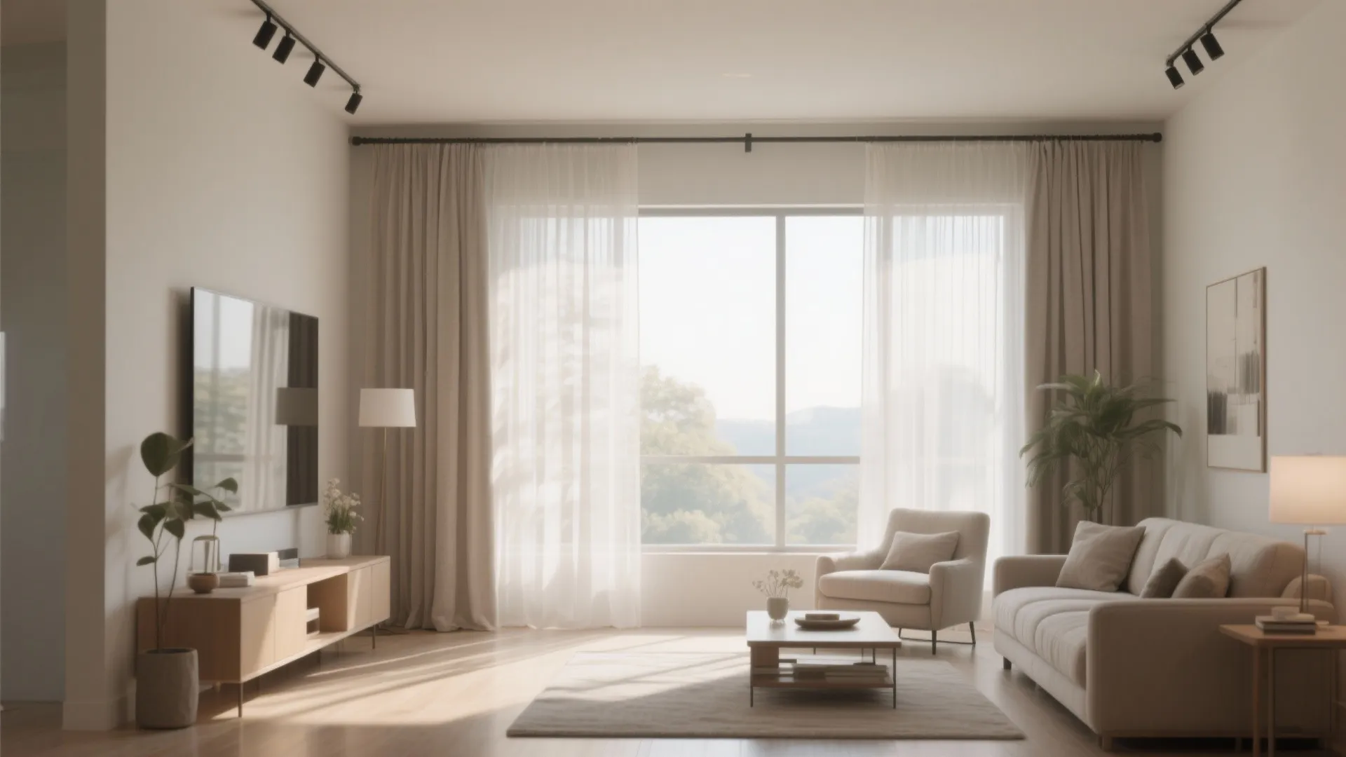 8. Framing Windows with Light Drapery