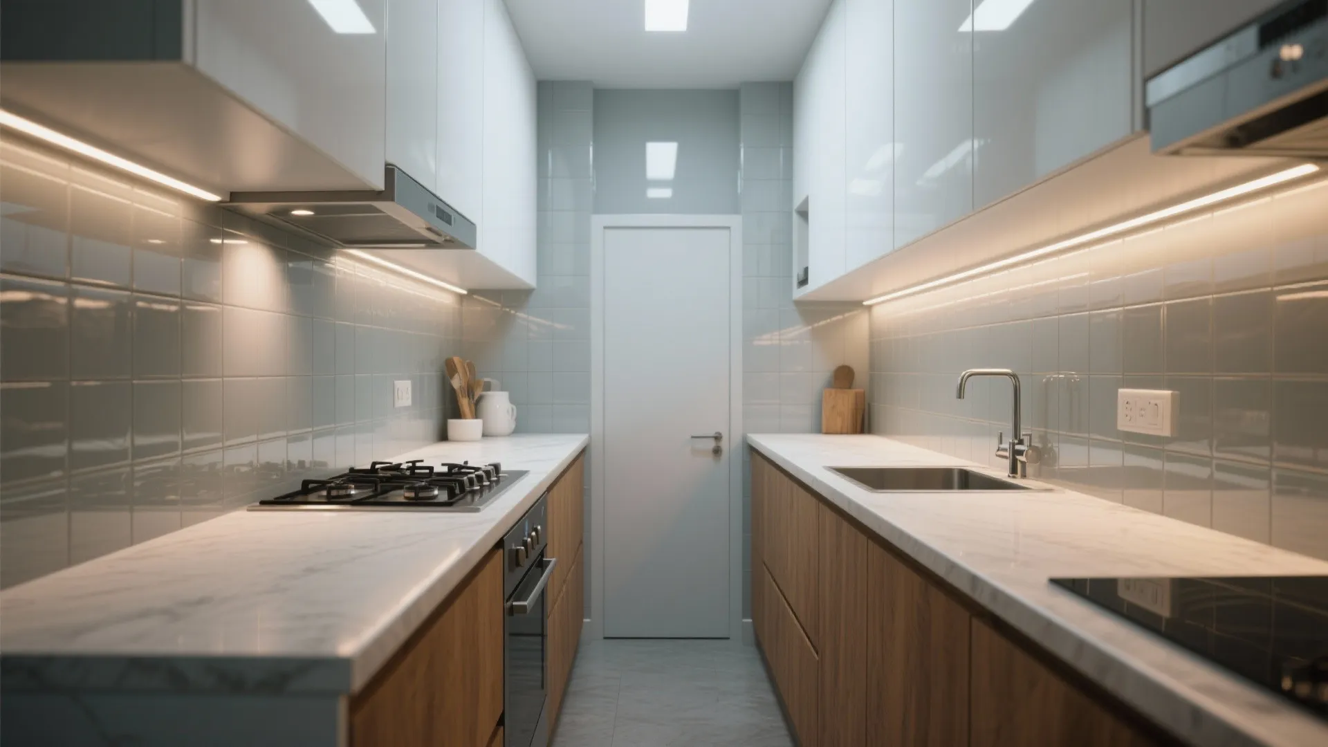 Glass Backsplash for Light