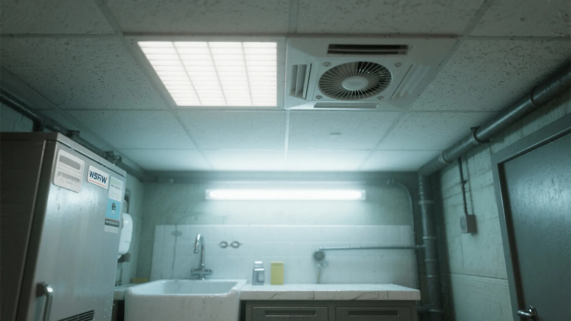 5. Combination light + extractor fan