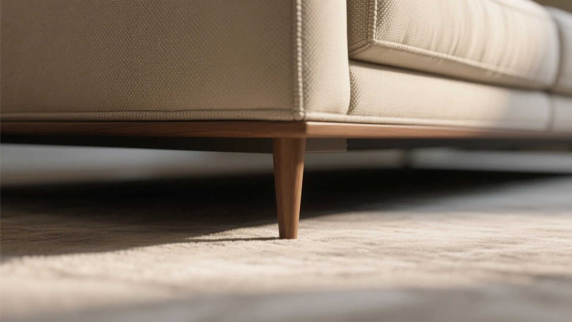 4. Pick light fabrics and raised legs