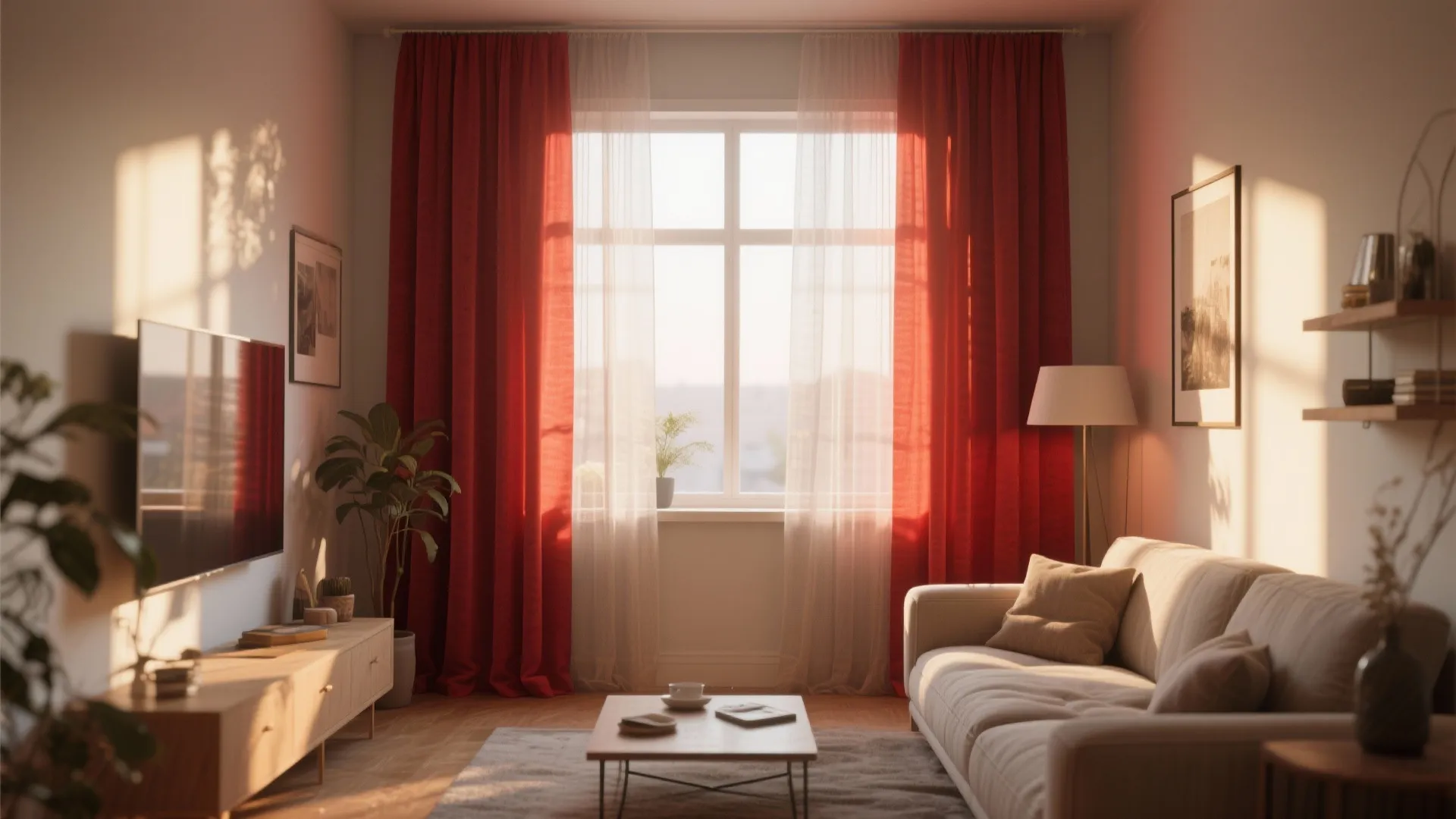 Light-filtering for midday glow