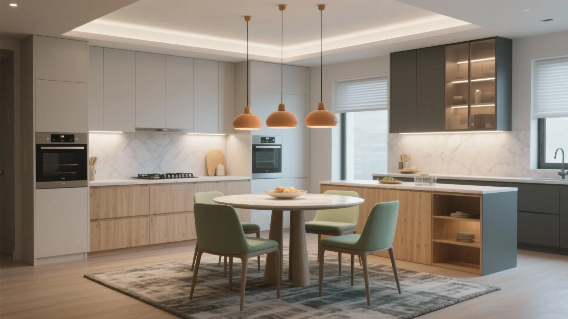 Idea 4: Light-and-Finish Zoning Instead of Walls