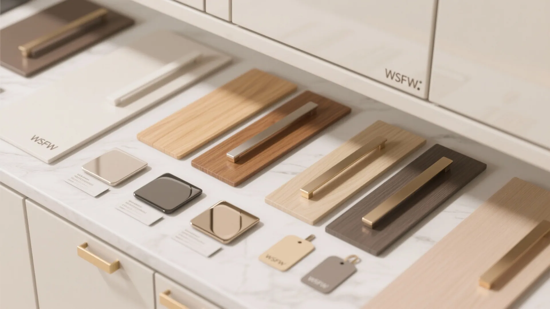 5. Light Colors, Reflective Finishes, and Clever Hardware