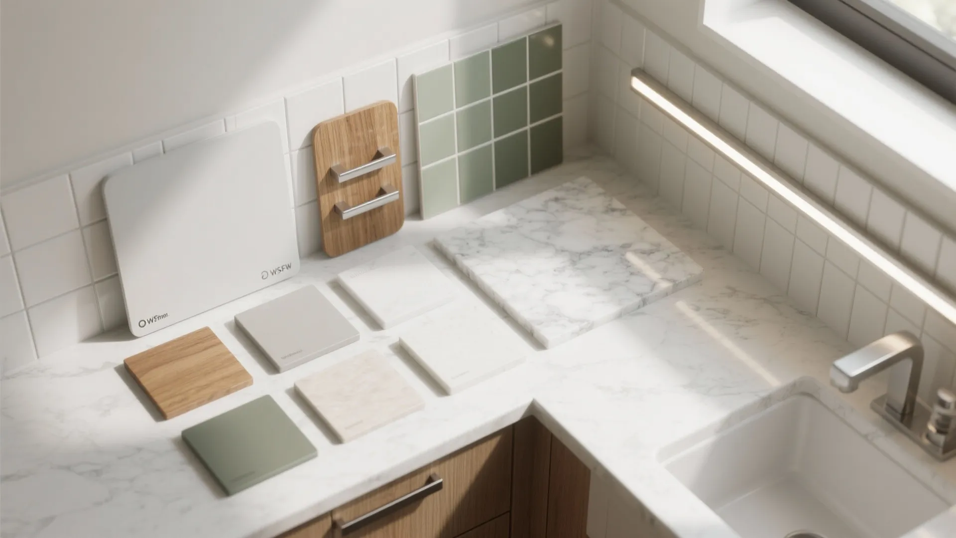 Light, durable finishes and bright lighting