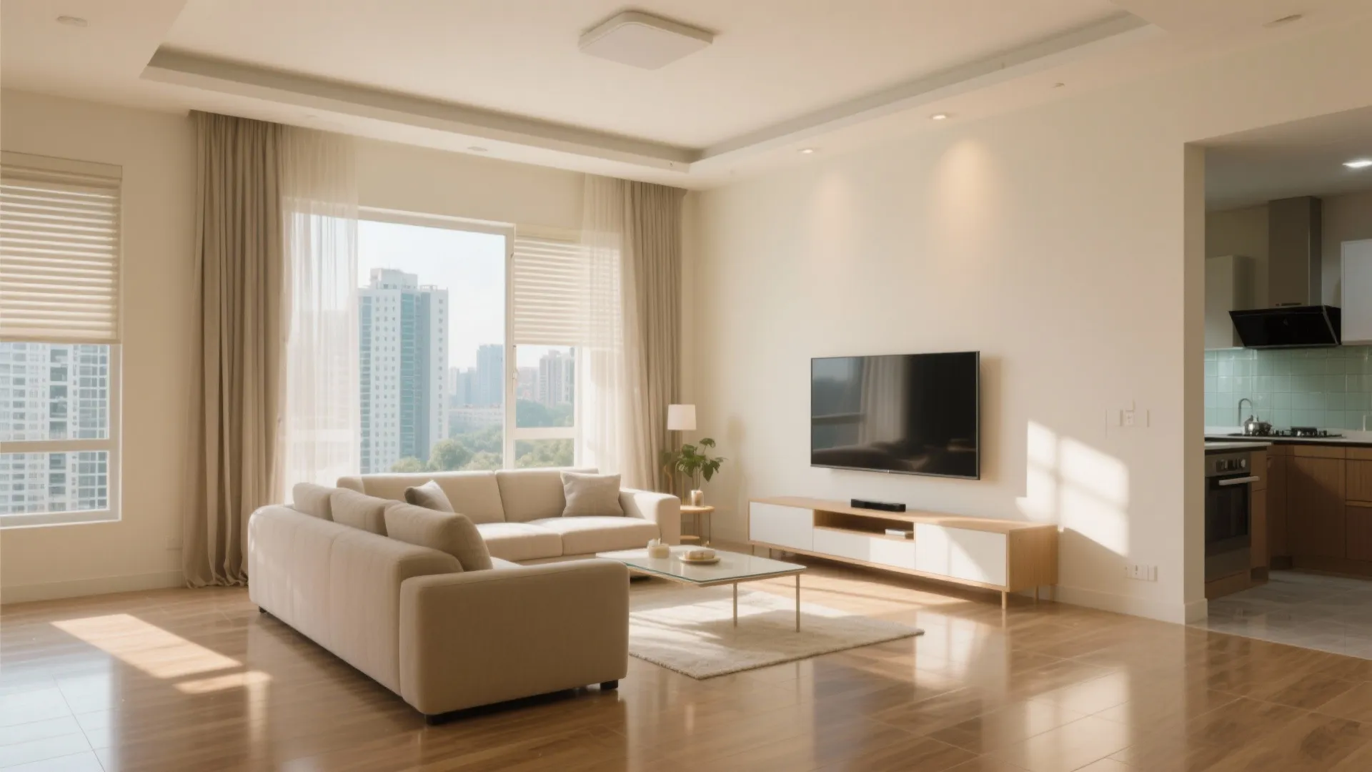 Light-first planning for airy rooms