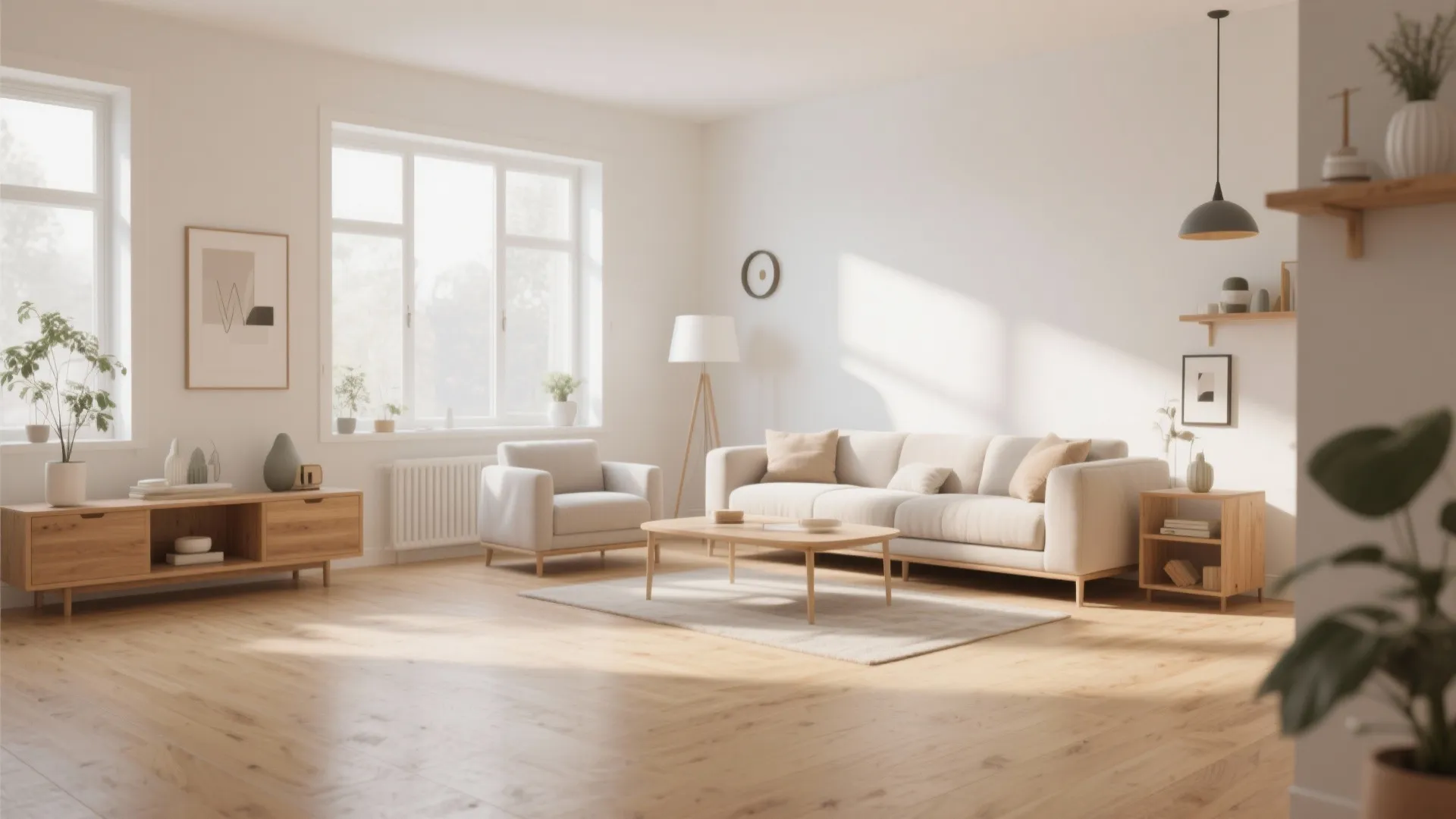 Light-Washed Flooring