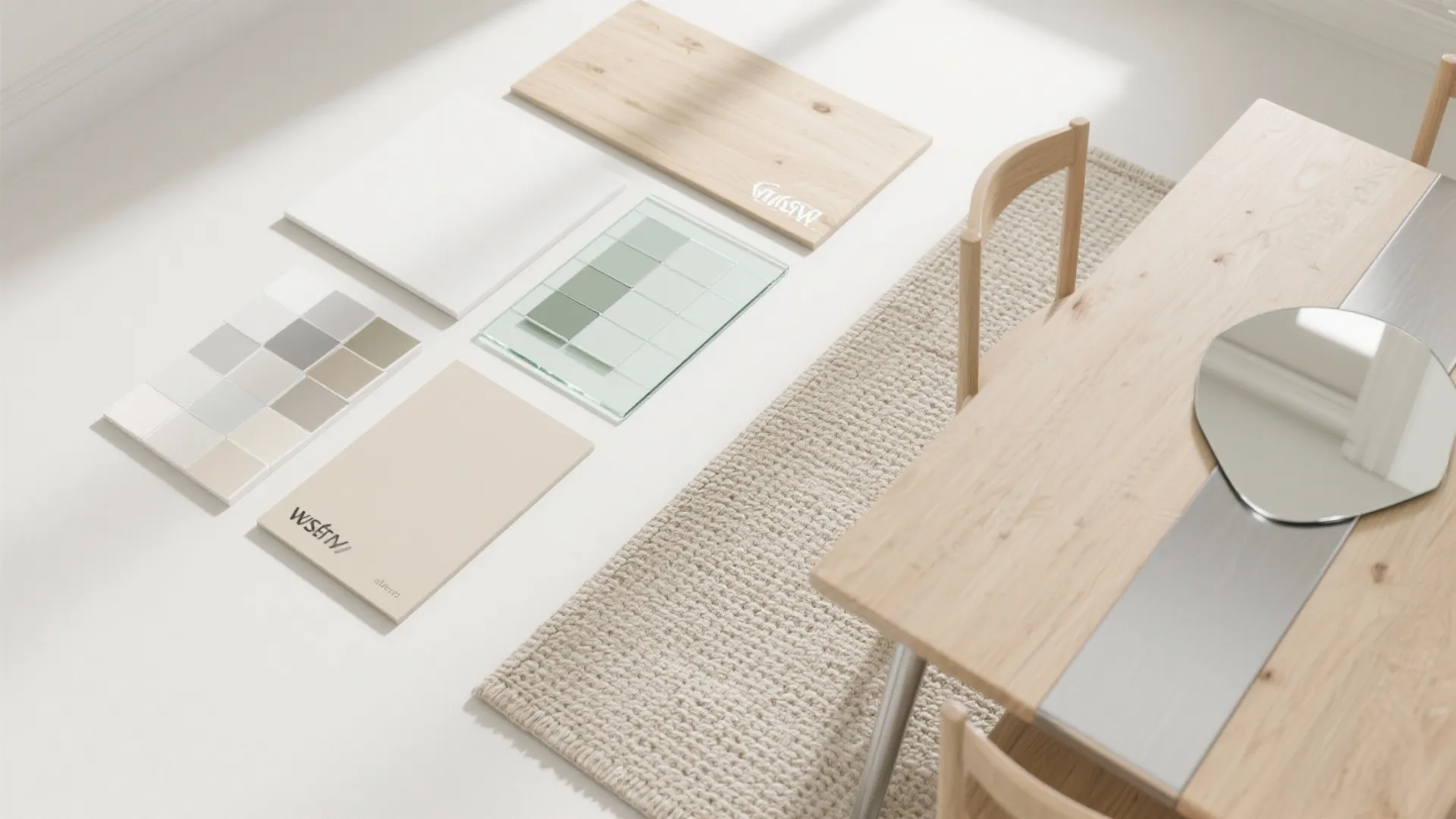 4) Light Colors, Glass, and Mirrors to Open Things Up