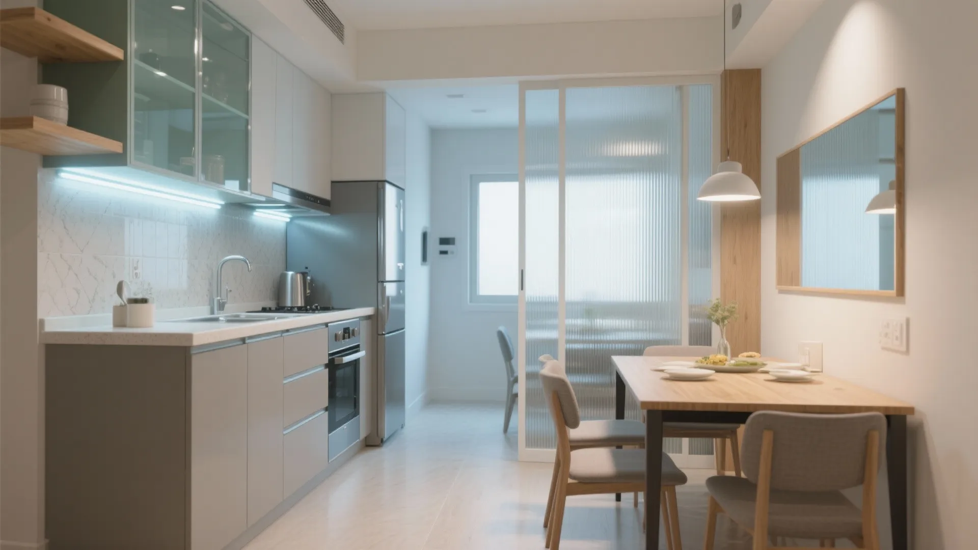 Light, Glass, and Reflection: Make It Feel Twice the Size