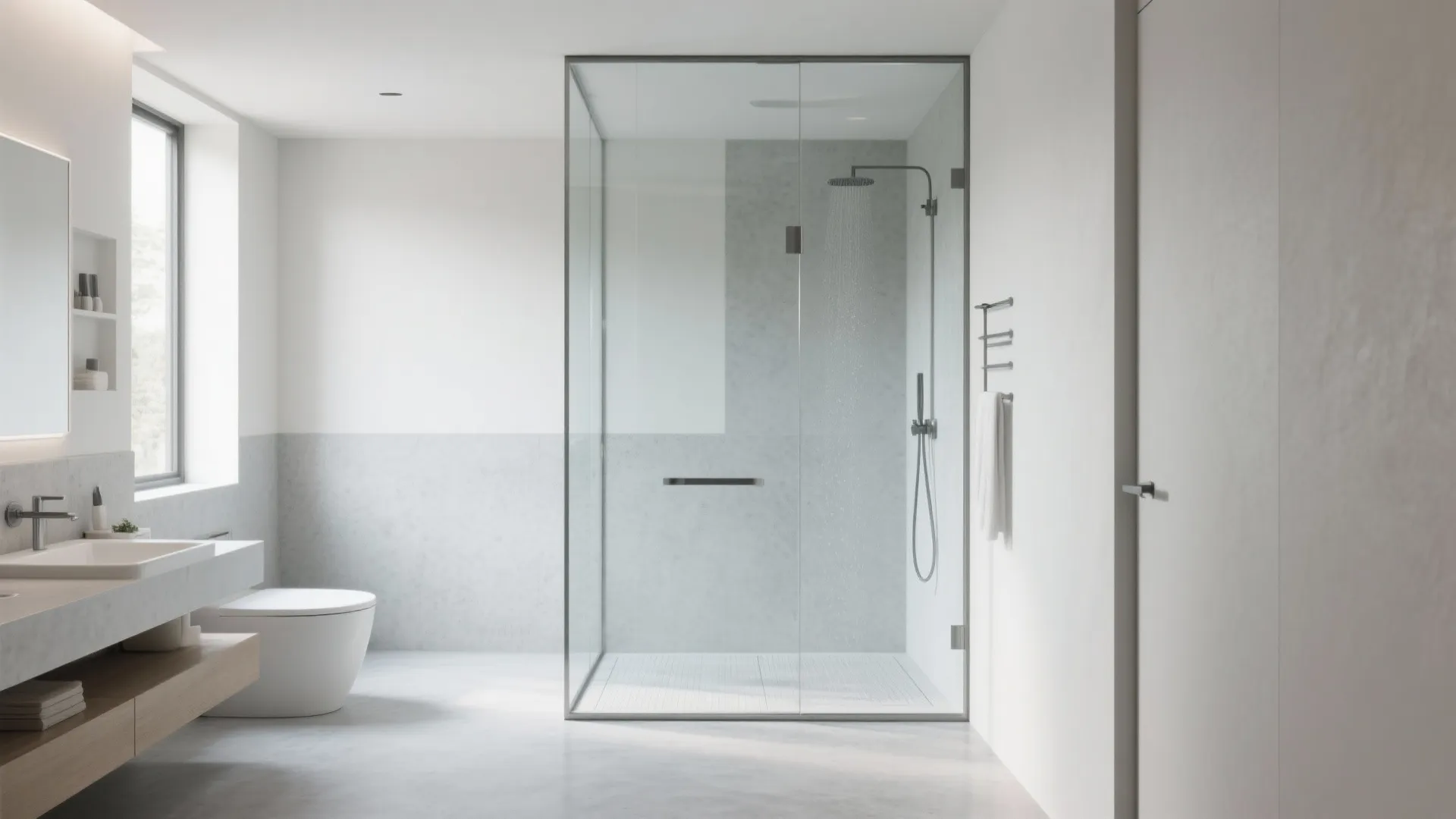 Light, glass, and a single plane of color