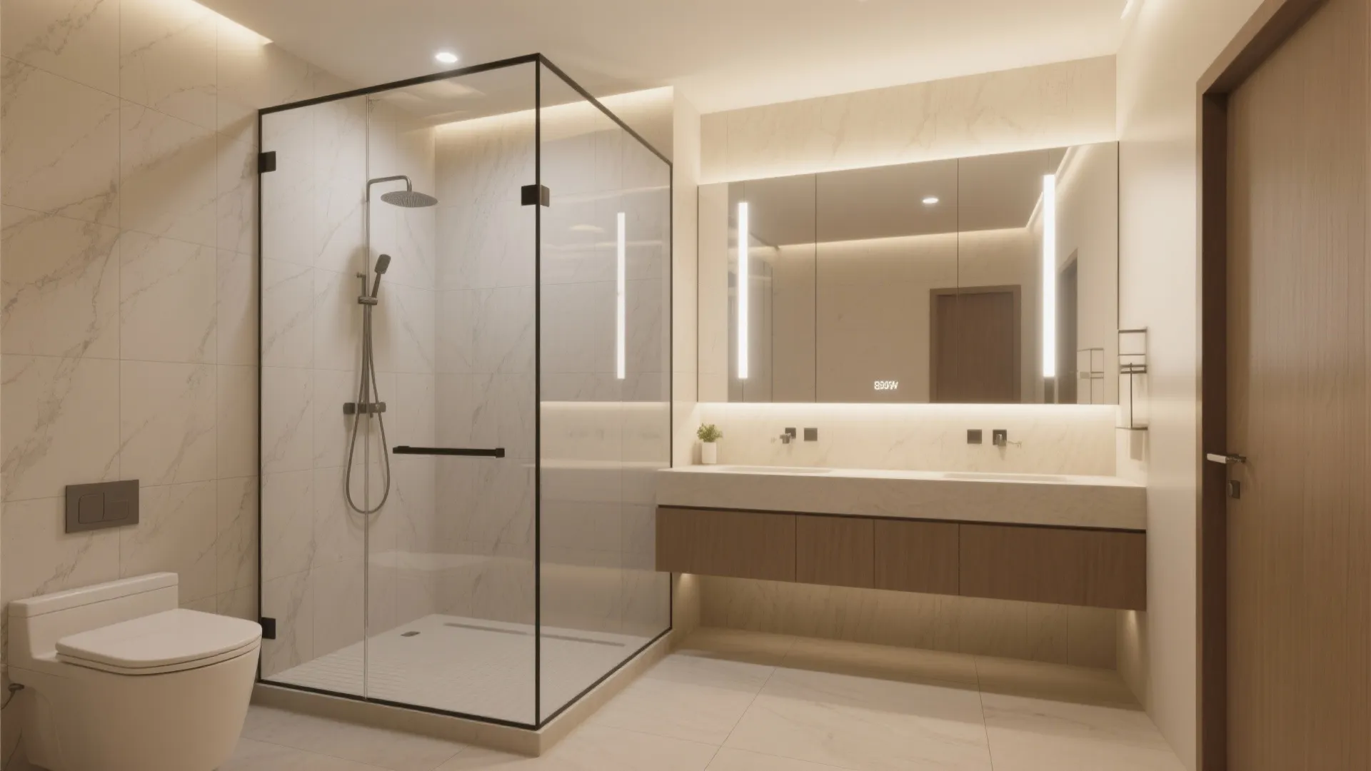 Light, glass, and large-format tile: expand with optics