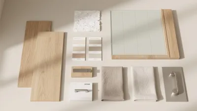 Modern Bathroom Materials & Finishes Palette