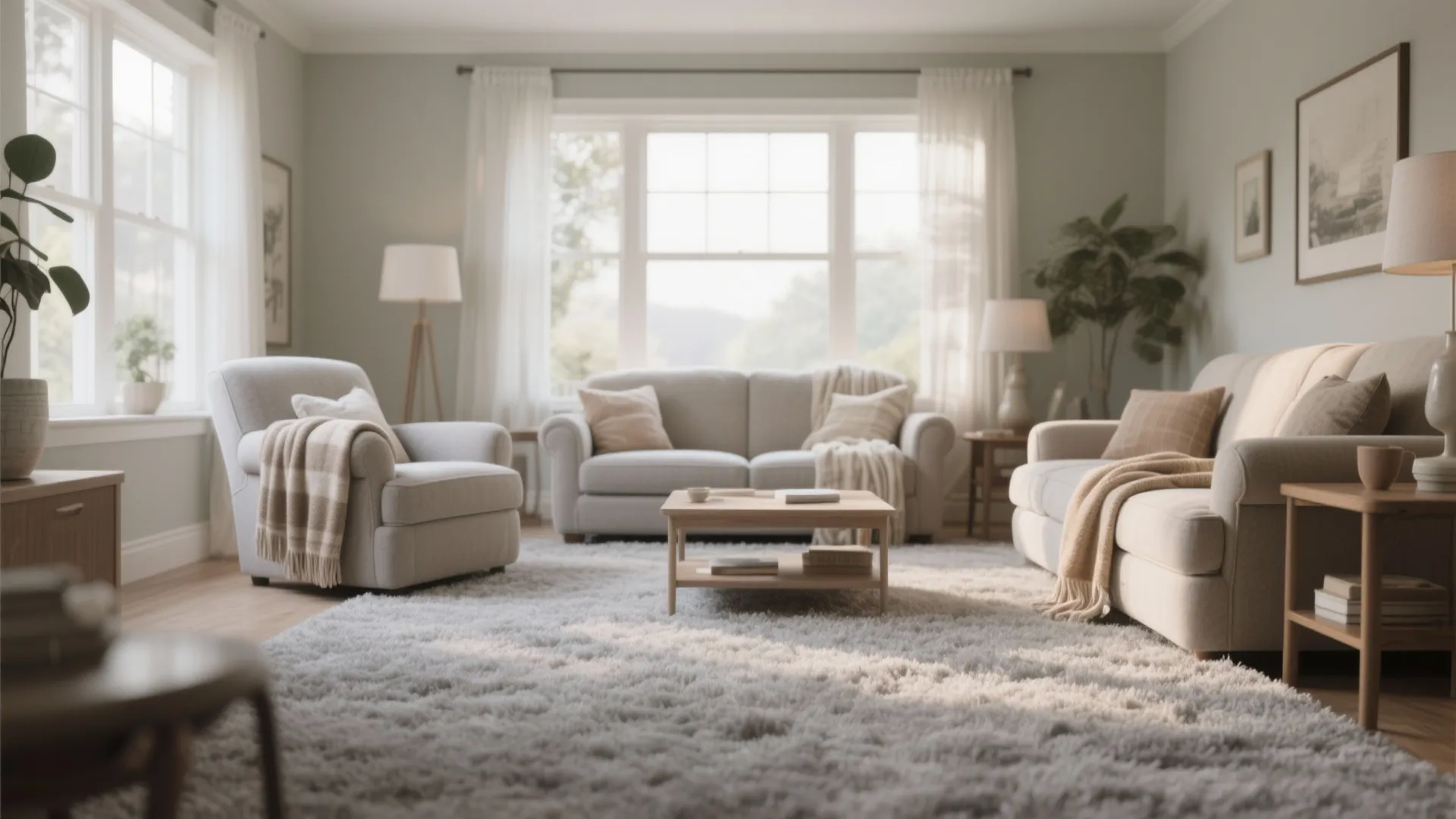 Light Gray Carpet for Softness