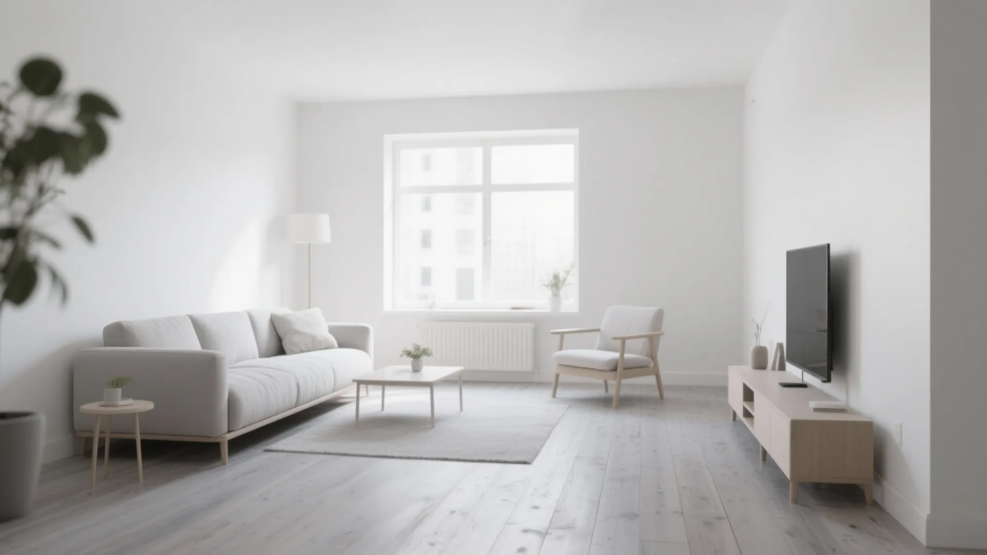 1. Minimalist Chic with Light Gray Wood