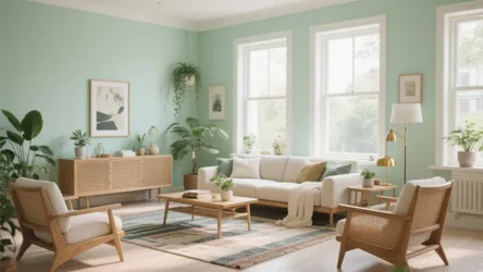 Light Green Paint Colors for Living Room — 5 Picks