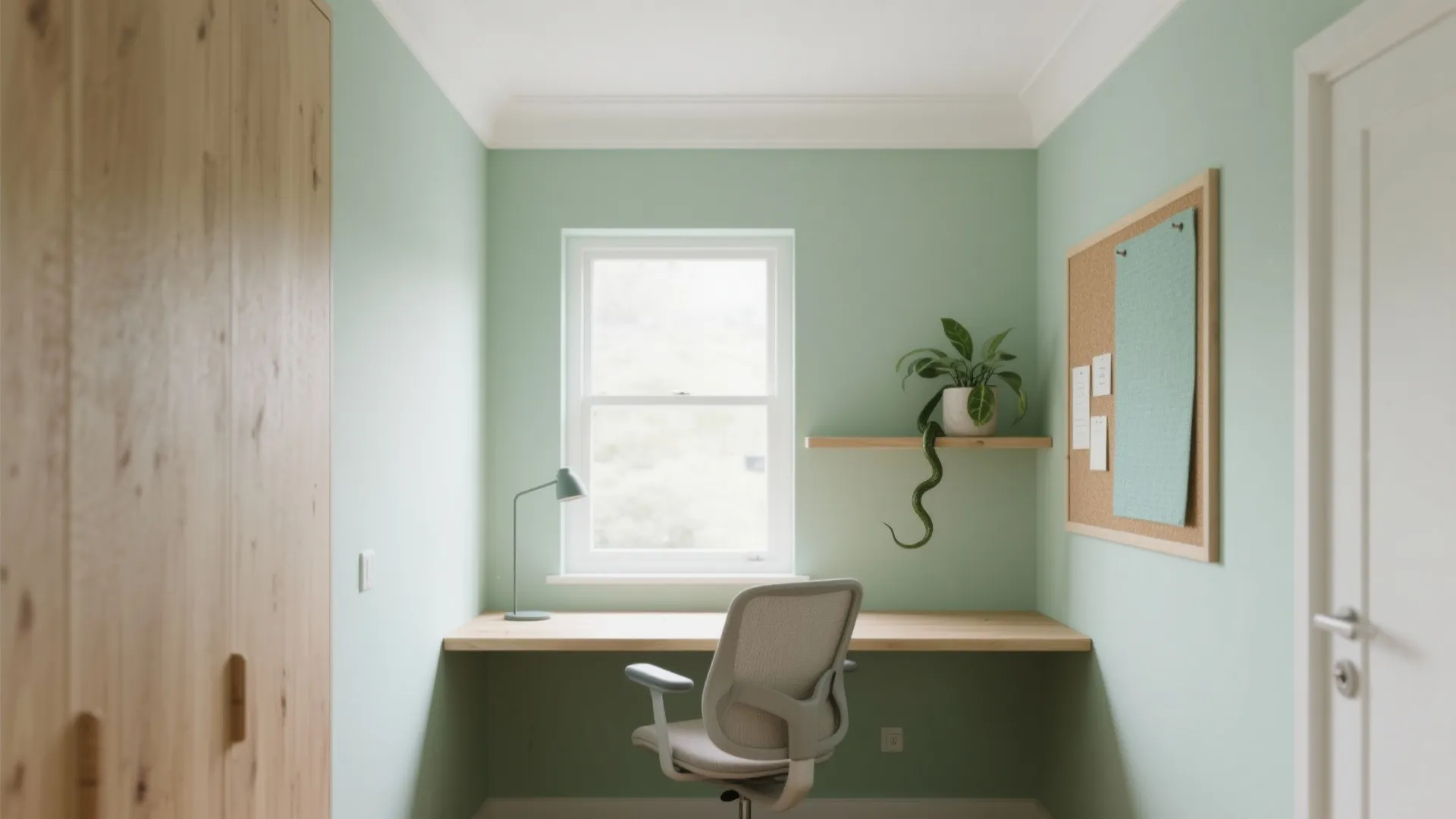 Light Green and Mint for a Focused, Calm Study