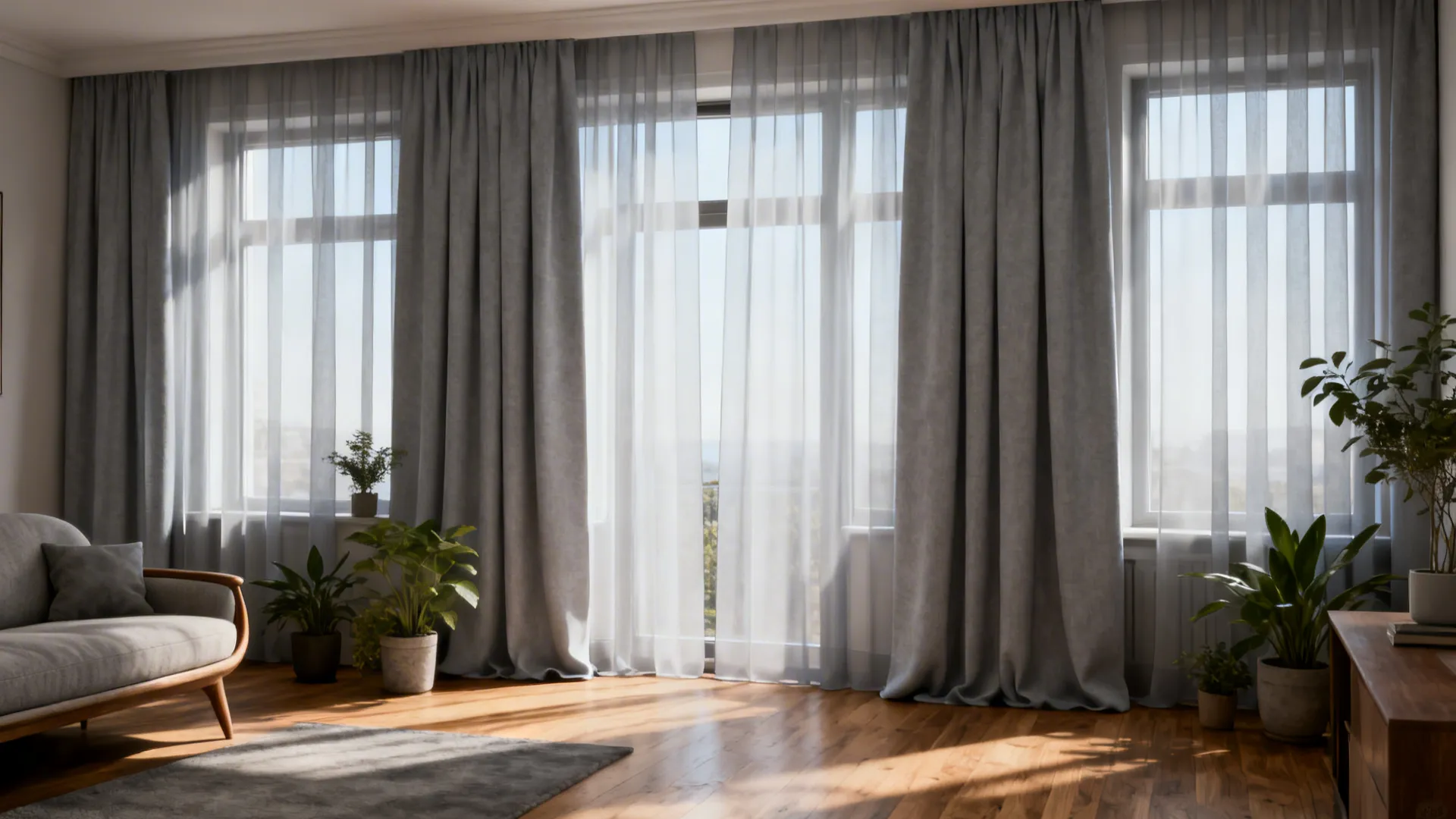 5 Light Grey Curtain Ideas for Living Rooms