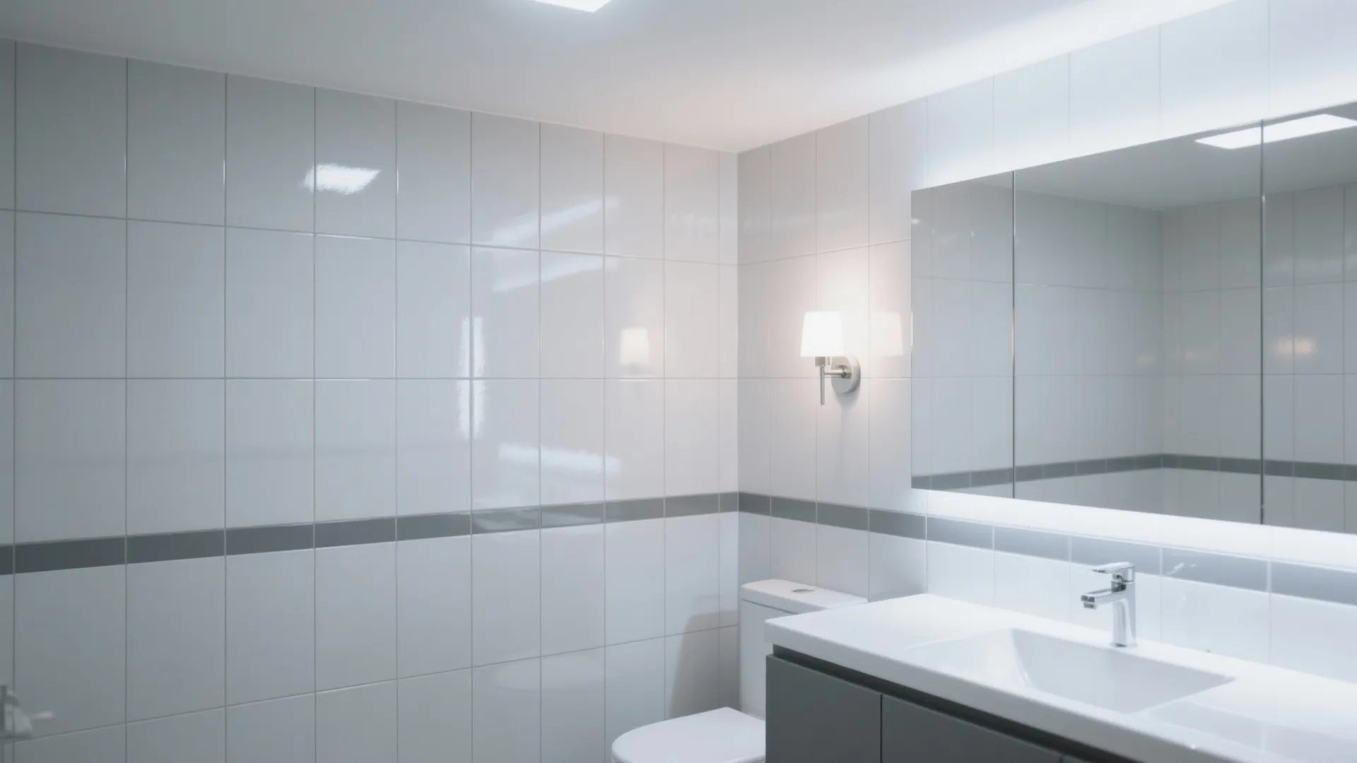 High-Gloss Light Grey to Maximize Light