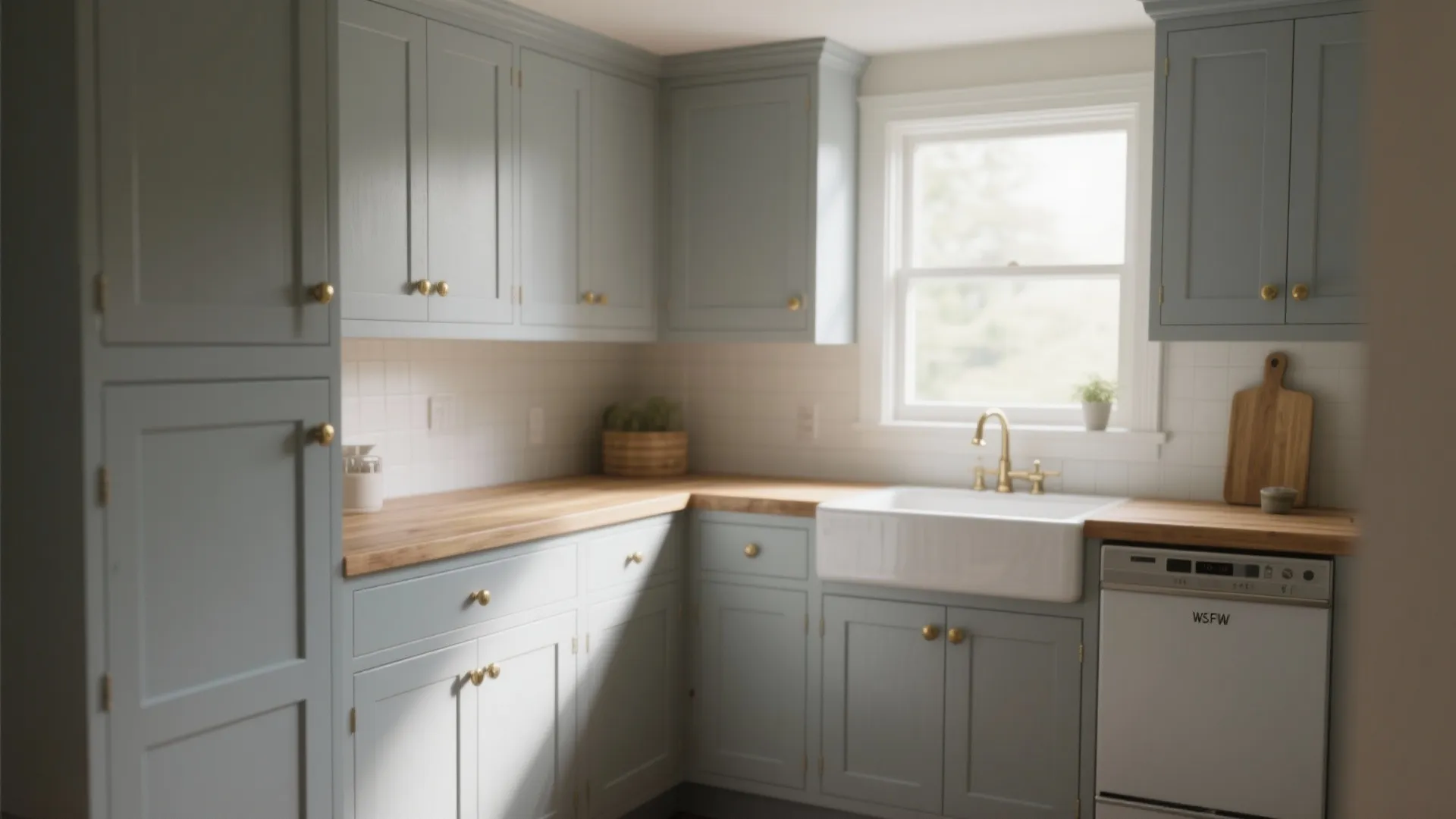 1. Light Grey Shaker Cabinets for Brightness