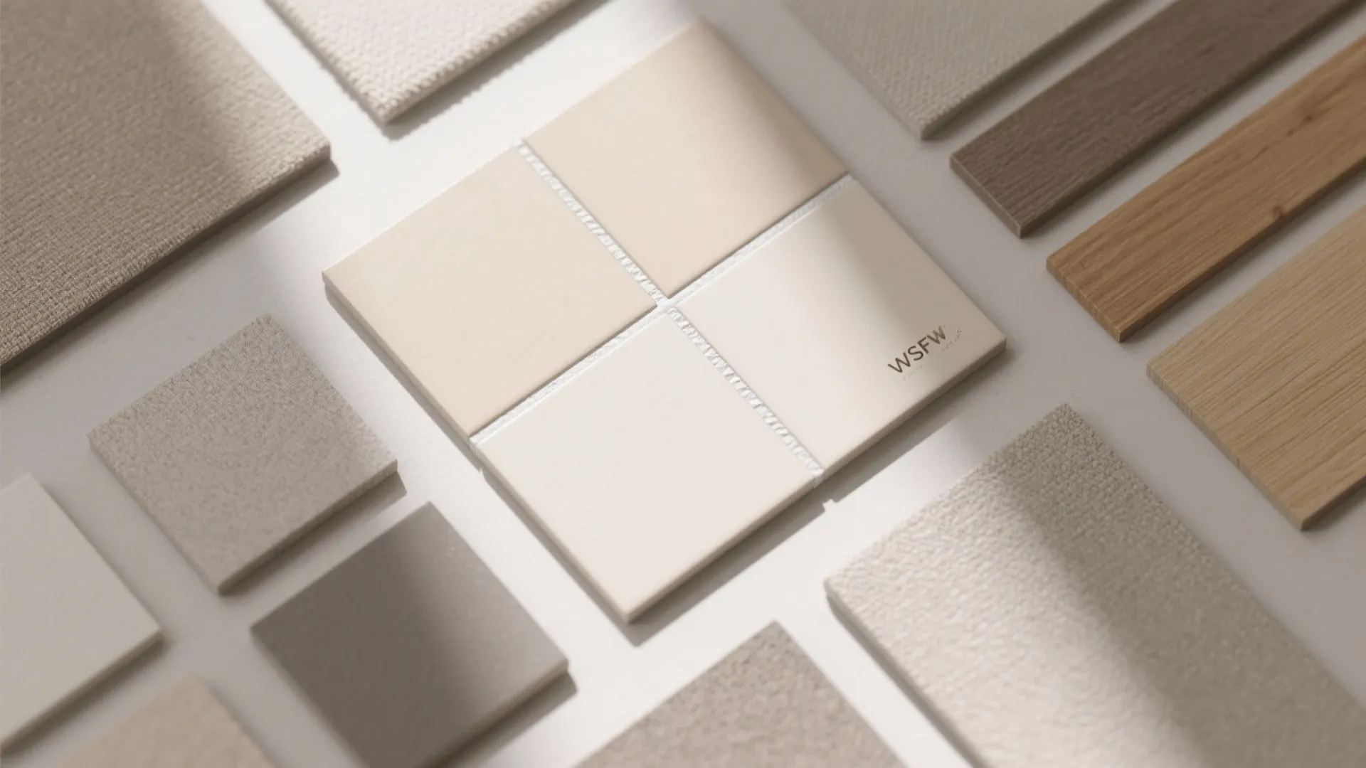 2. Narrow grout, light tones, and subtle sheen for a seamless look