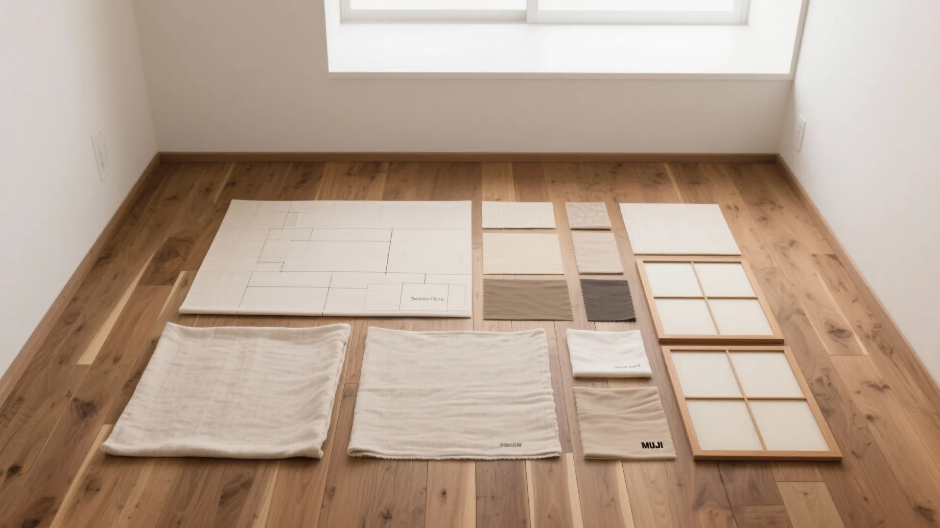 Tips 5: 色と素材は“軽重の対比”で縦を整える（日式風格・収納技巧）