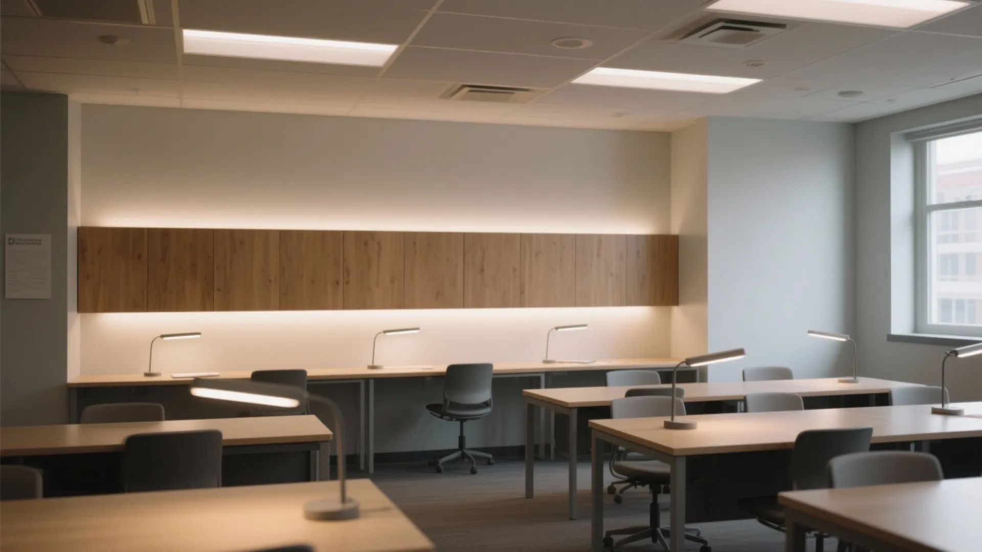 Layered lighting that respects focus