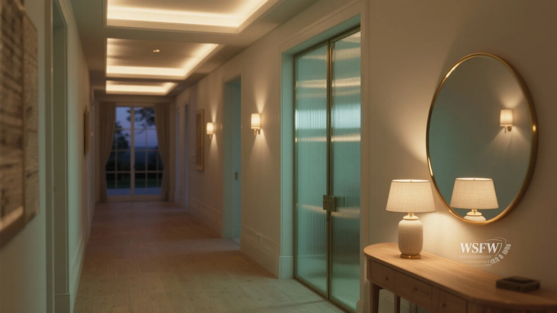 Light Layering and Reflective Surfaces