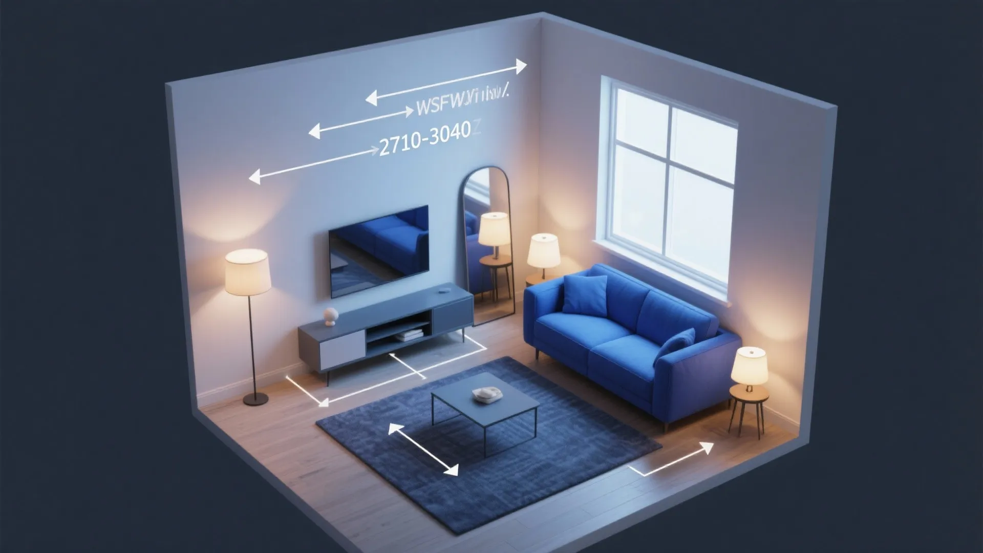 5) Light layering and reflective surfaces