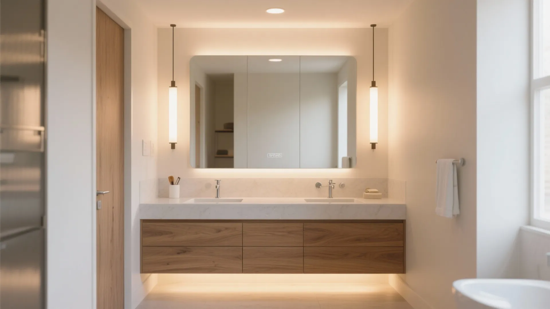 Layered Lighting and Smart Mirrors