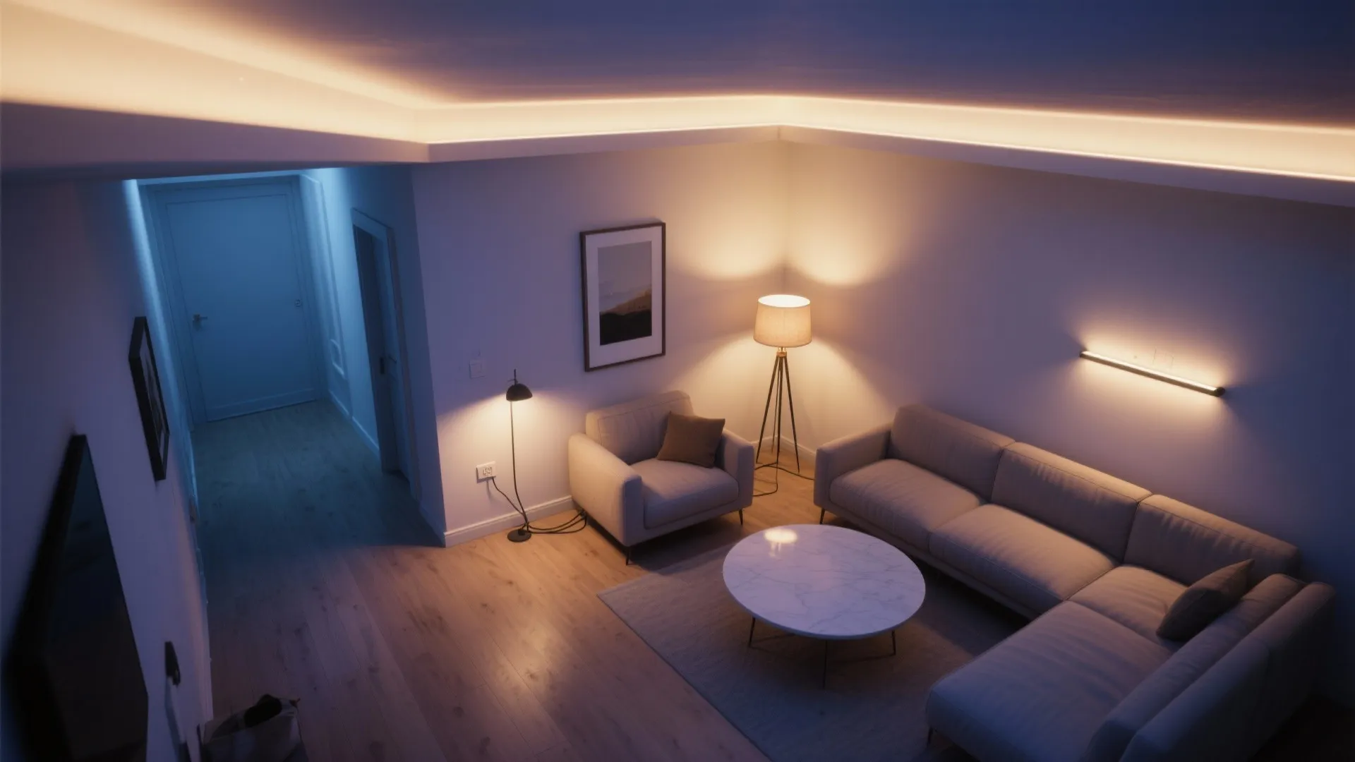 Layered Lighting That Calms and Directs