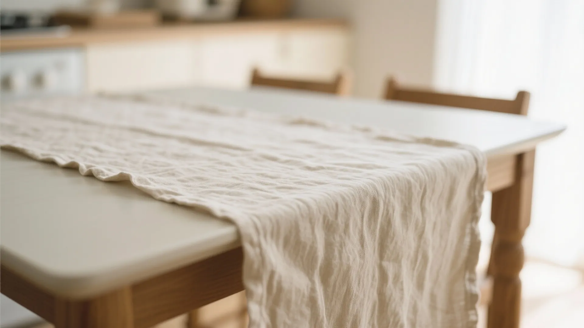 1. Layer with light linens