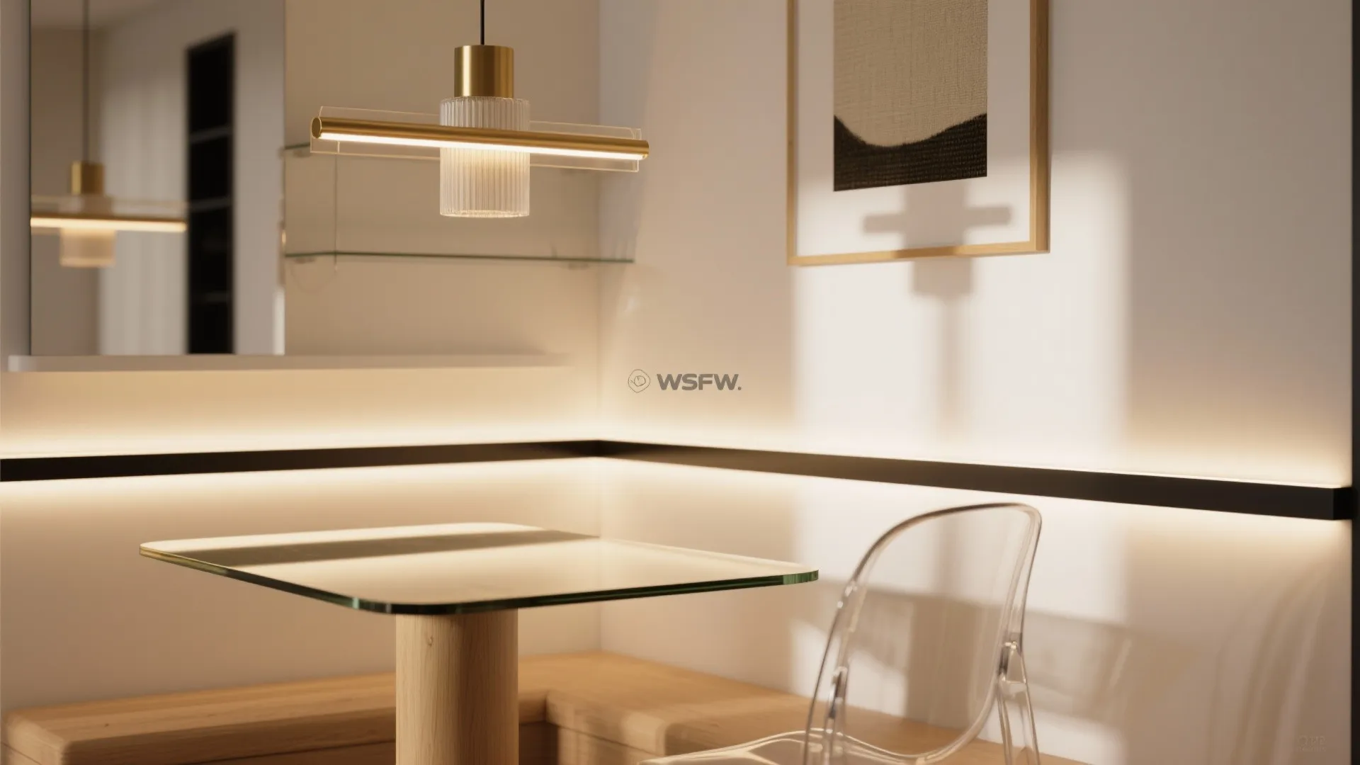 Light Layering, Mirrors, and Transparent Elements