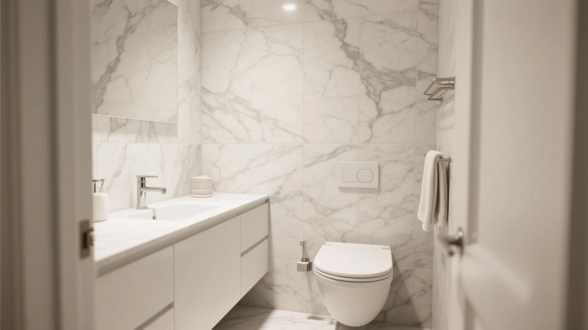 4. Light-Colored Marble