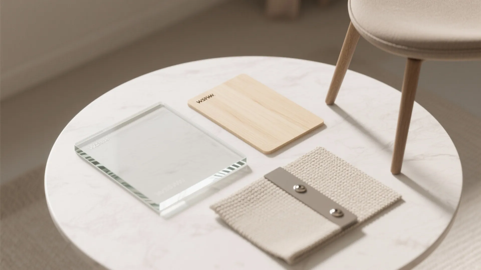 5. Transparent or light-toned materials to reduce visual bulk