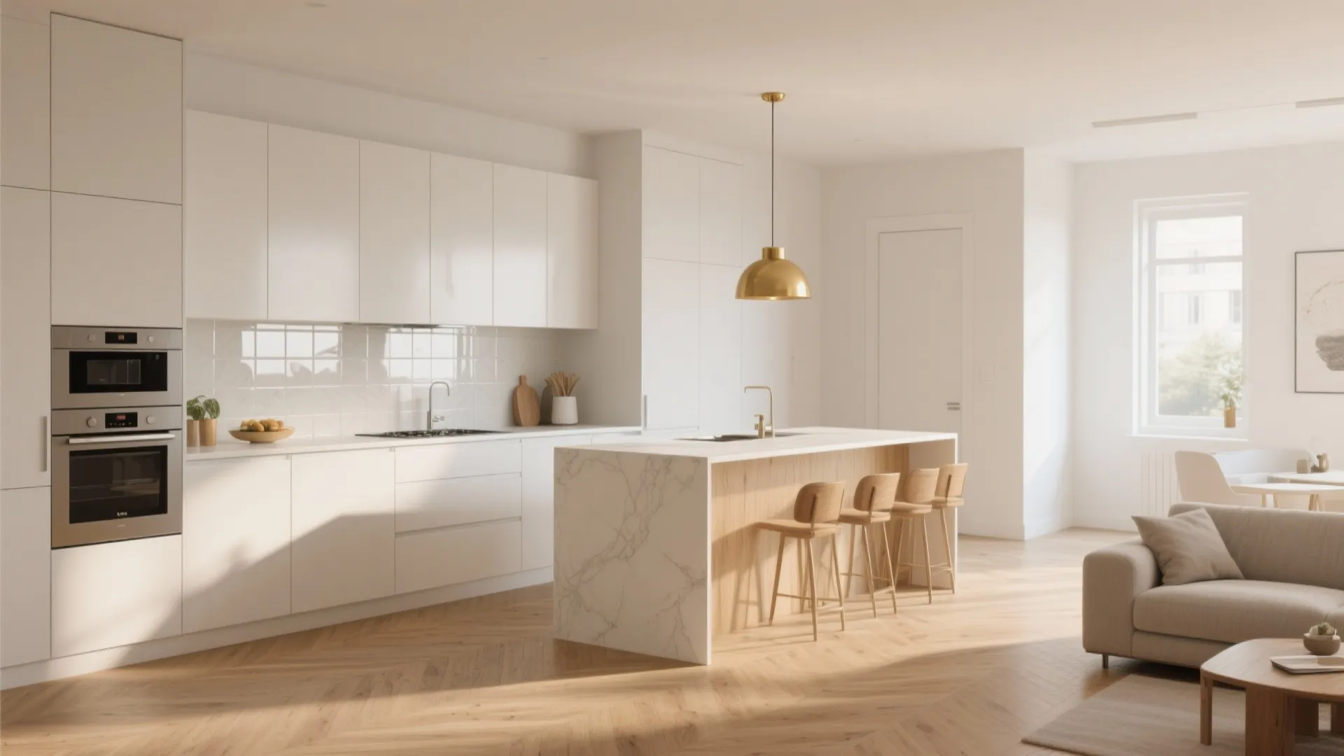 4. Use light, materials and color to expand