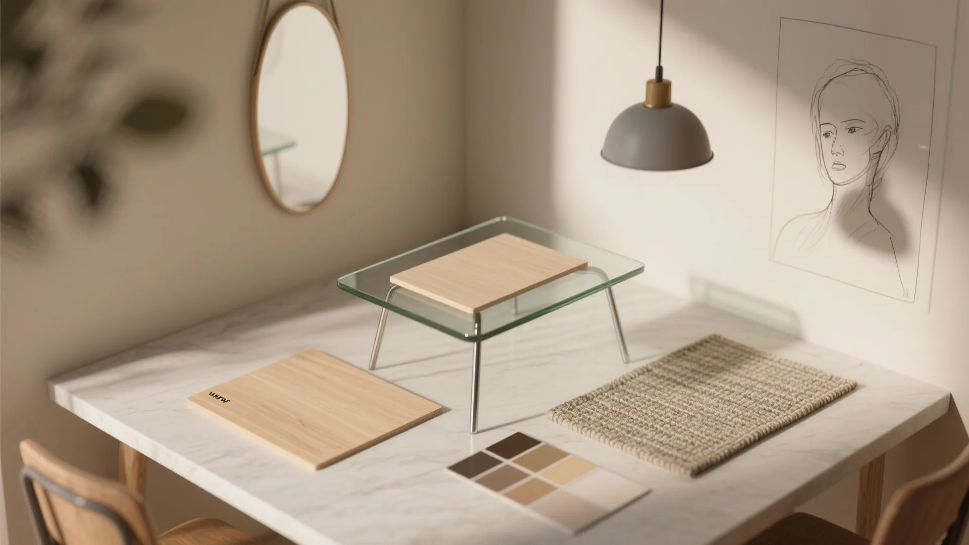 5. Styling tips: lighten materials and reflect space