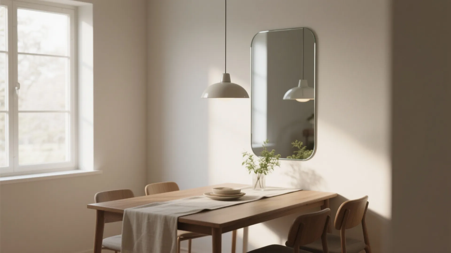 4. Light and reflection as silent furniture