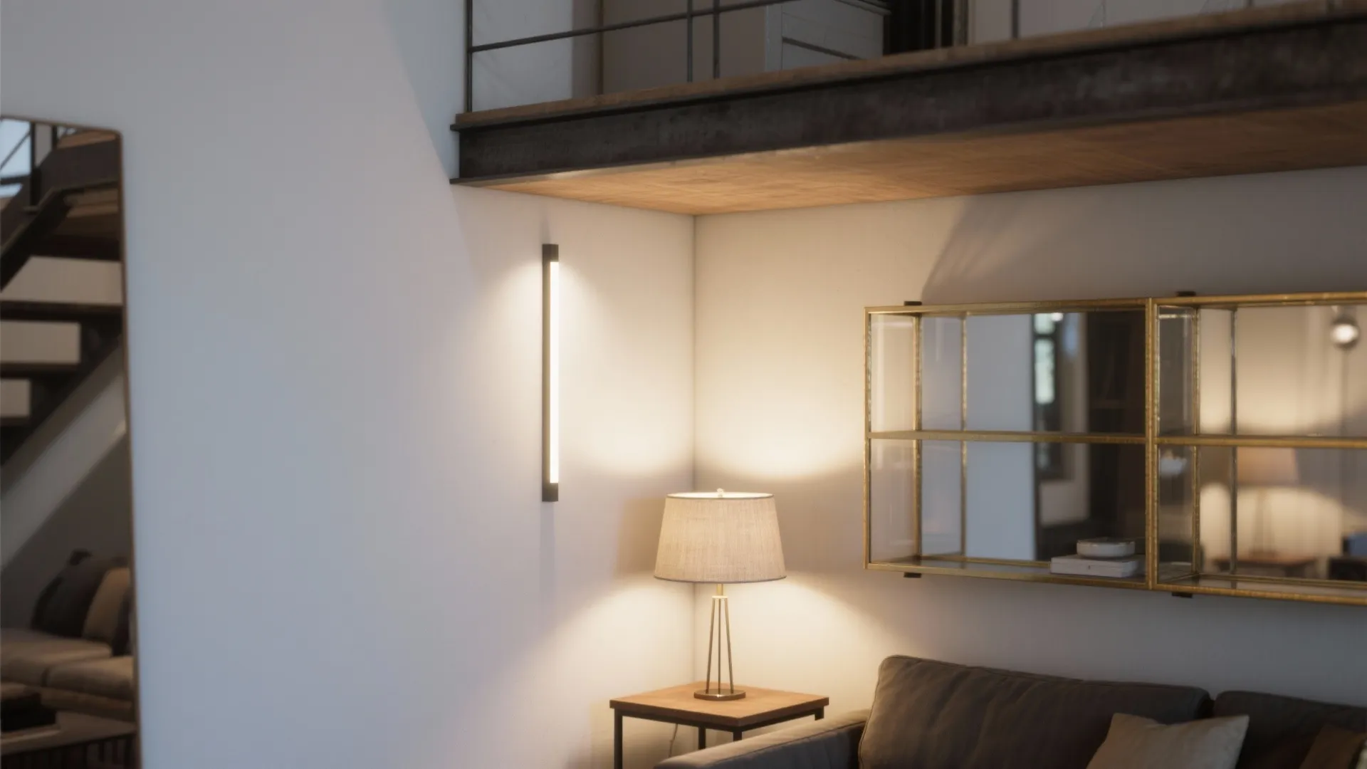 Layered Lighting and Reflective Surfaces to Double the Airiness