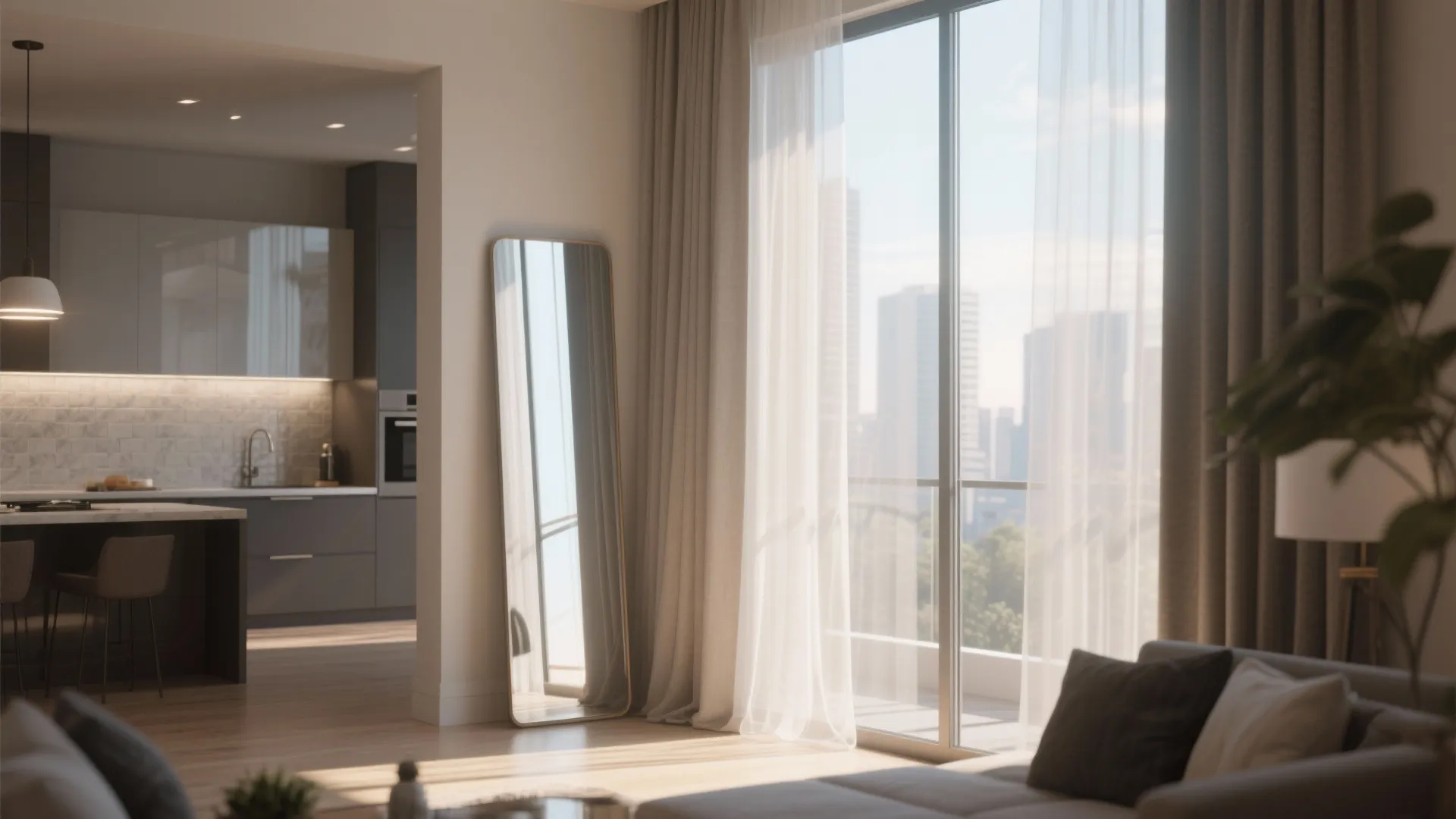 3. Maximize Natural Light and Mirror Tricks