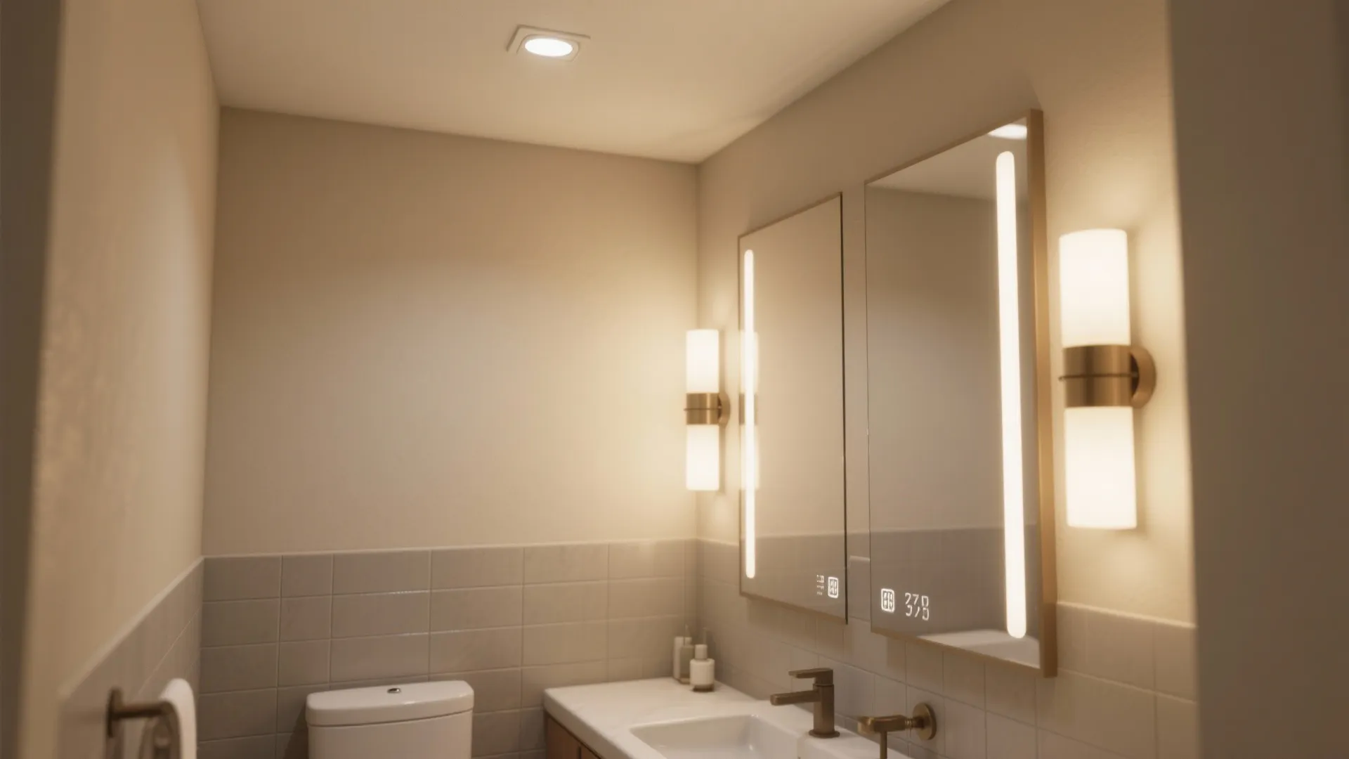 Light Layers and Mirrors to Double the Room