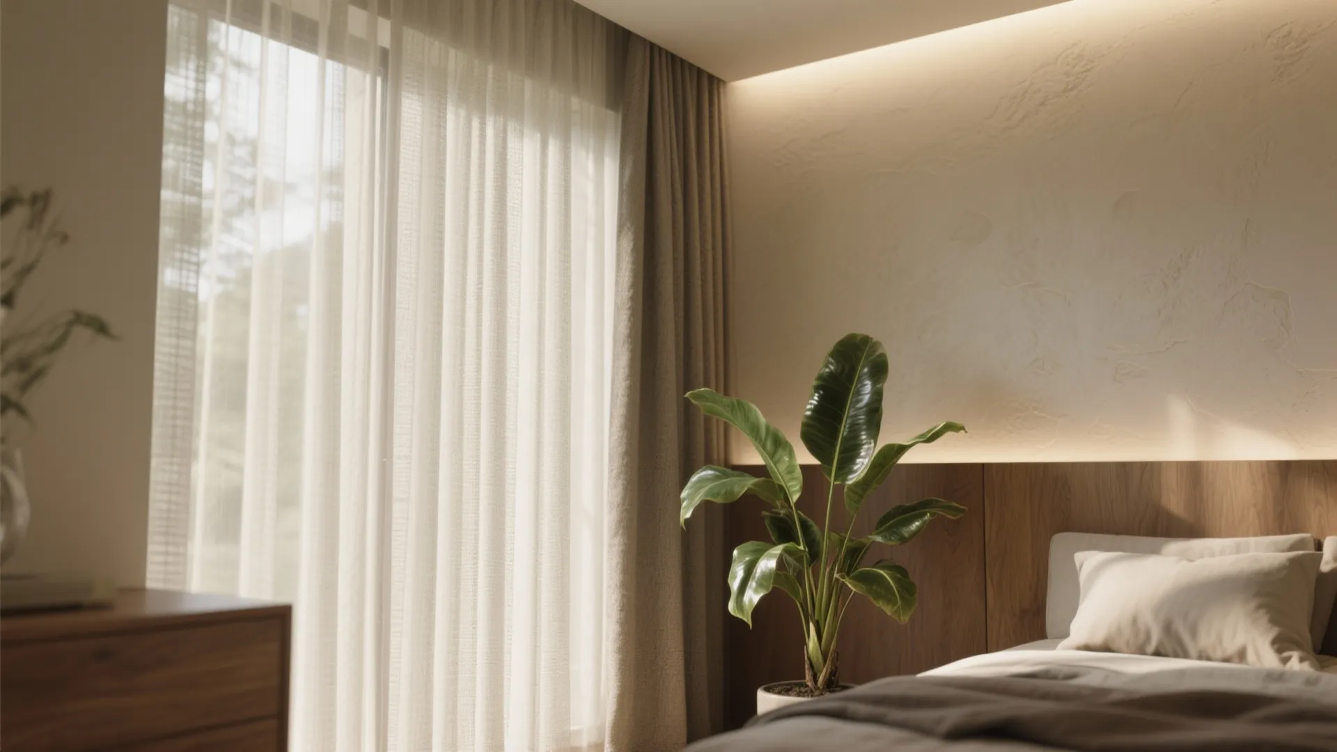 Light, air, and nature to calm a busy home