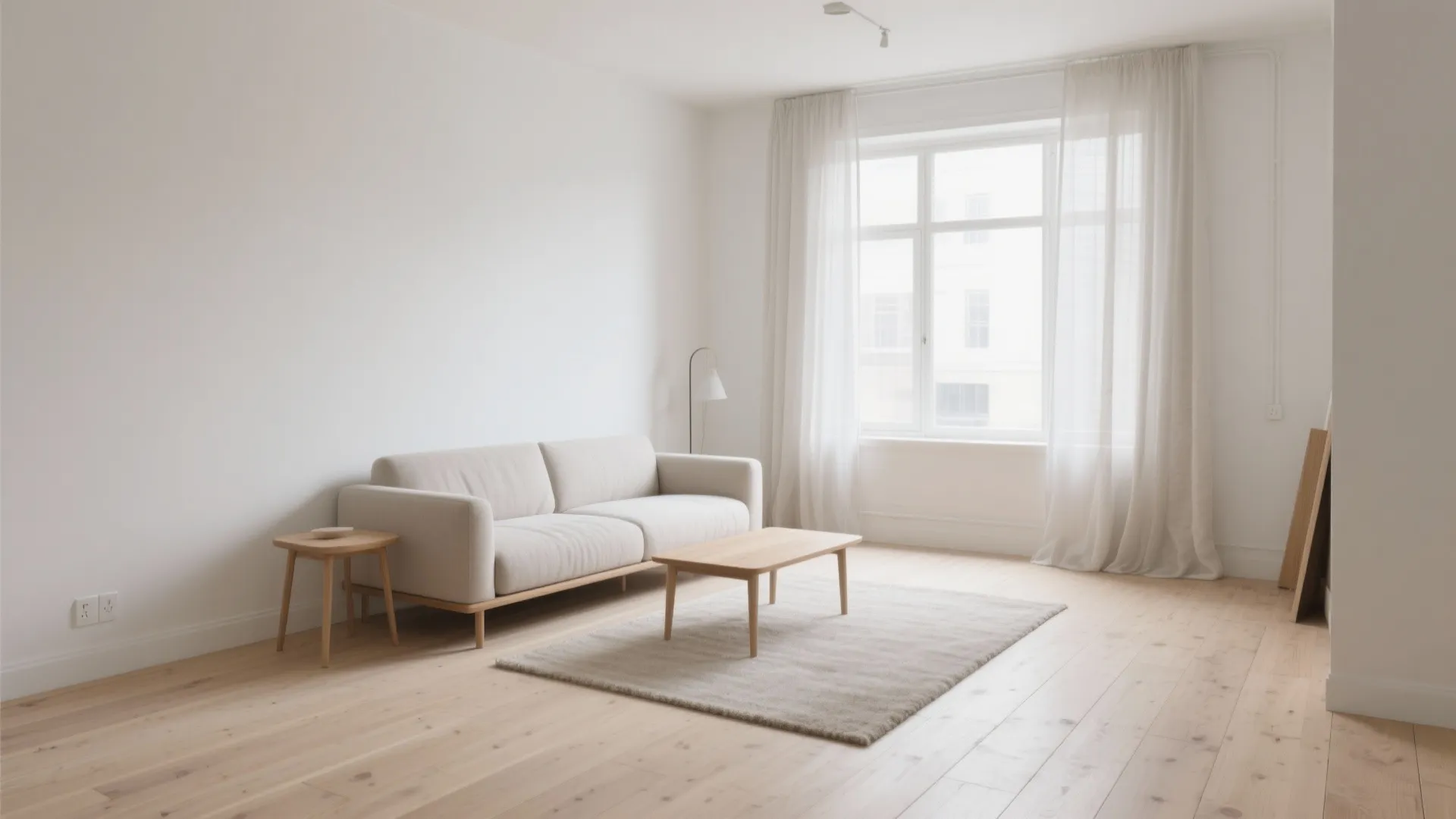 1) Light Oak and Pale Ash Floors