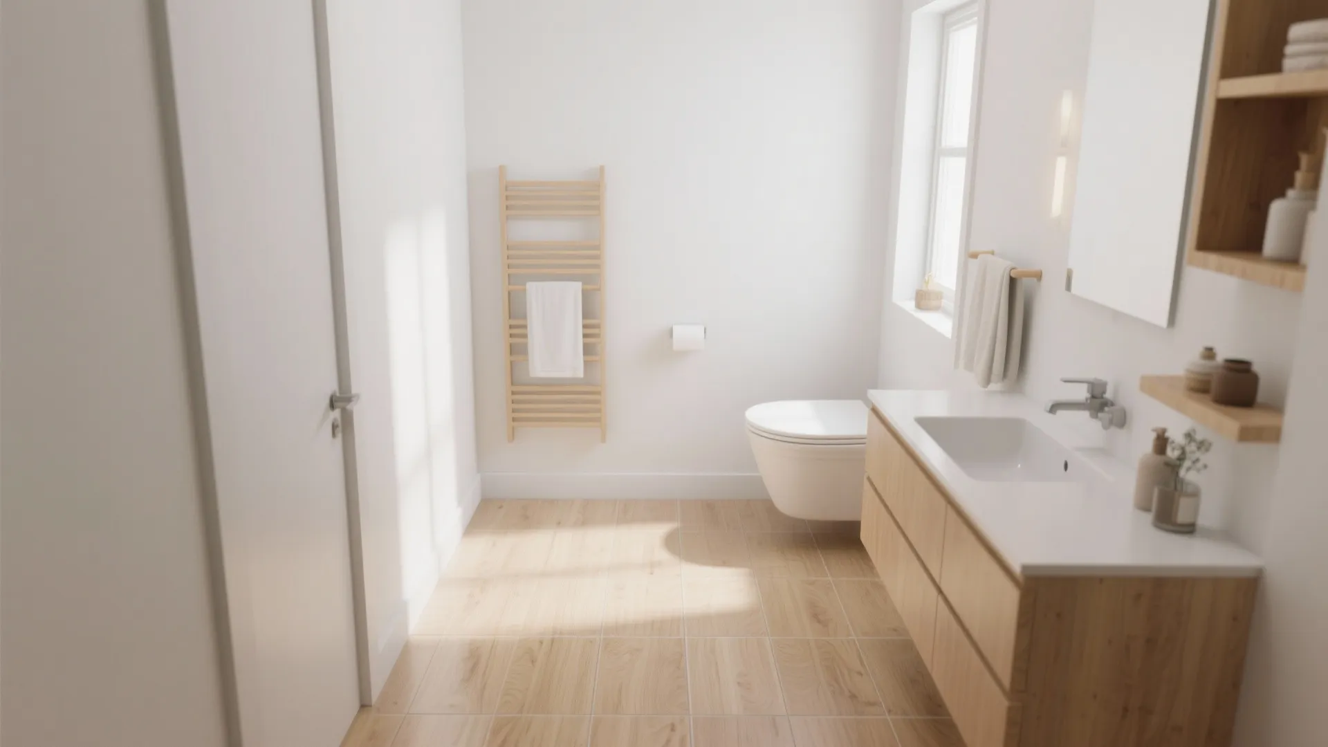 1. Light Oak Finish for Airy Vibes