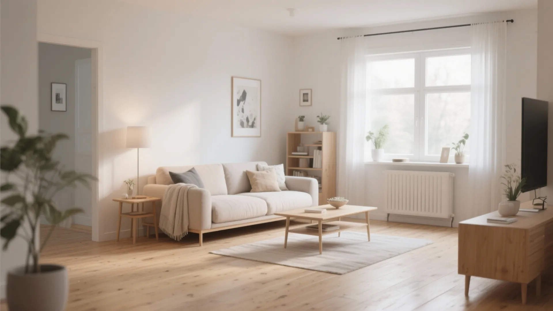 1. Light Oak for an Airy Feel