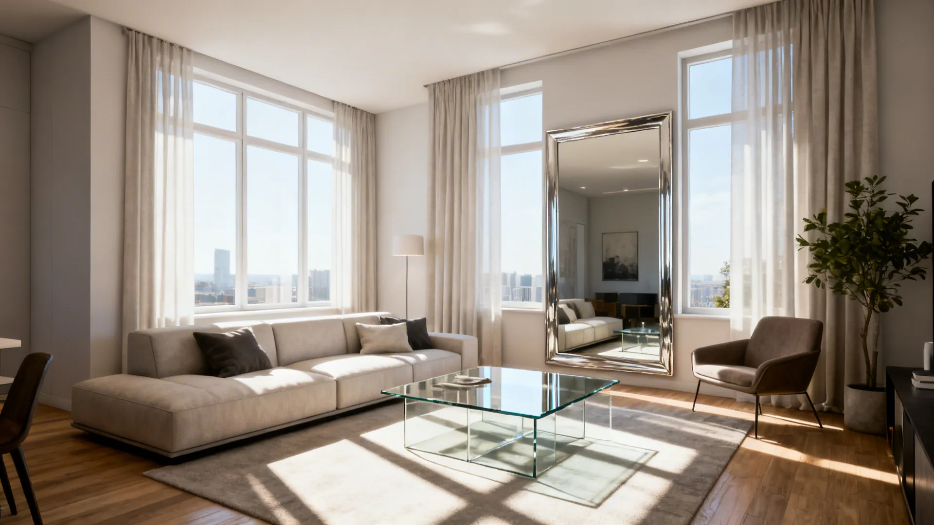 5. Maximize light with smart layout and reflective surfaces