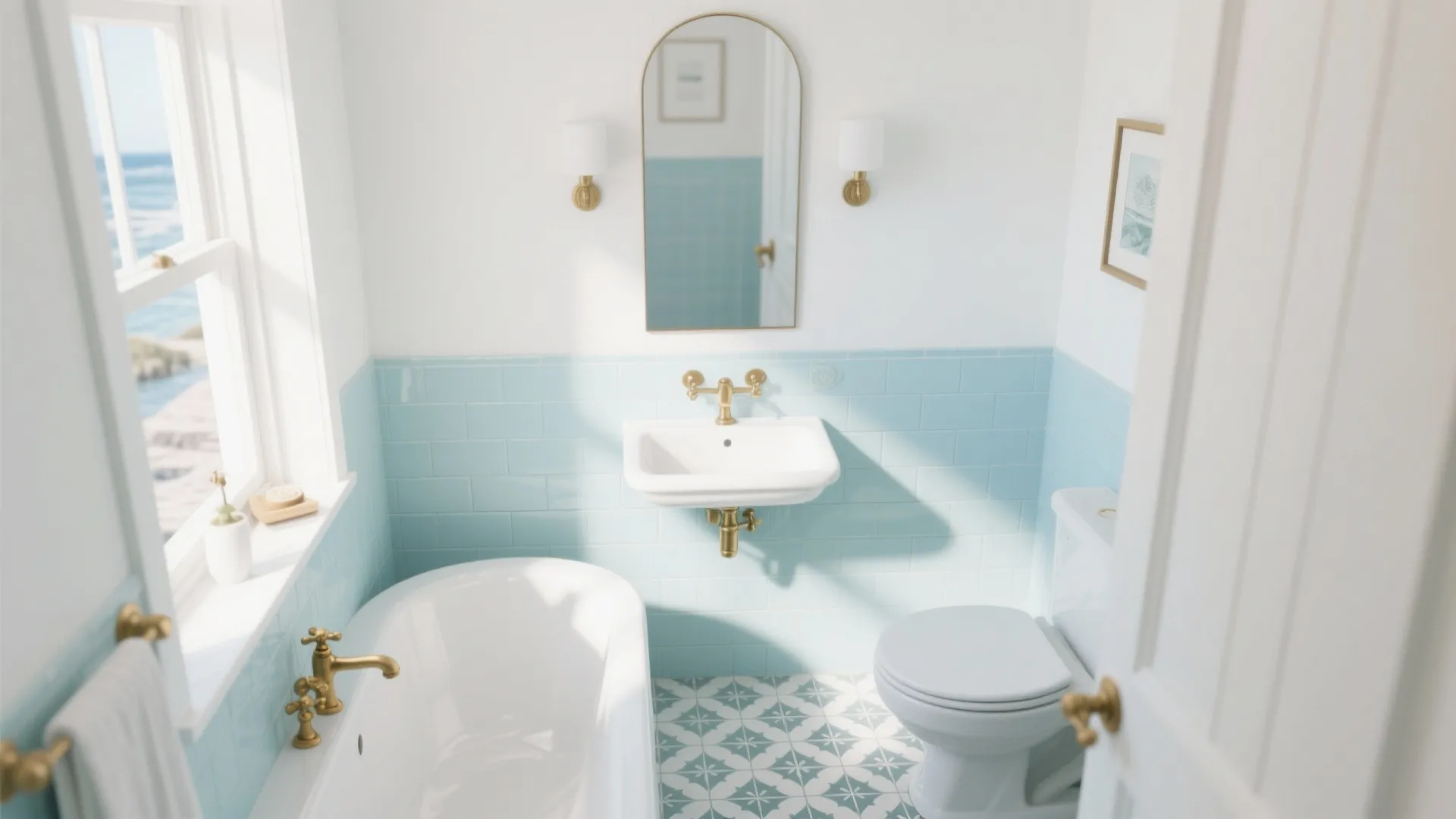 Light Color Palette with Accents