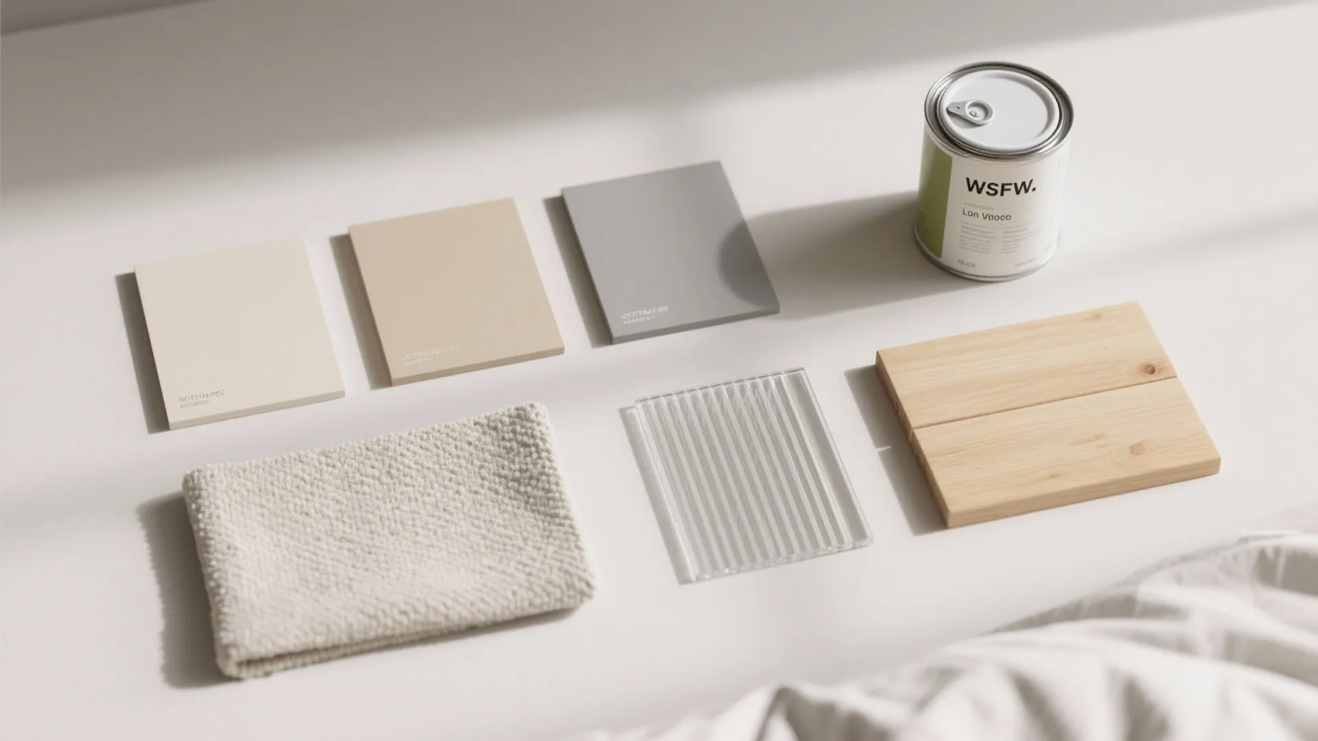 Light palette, soft textures, and breathable finishes