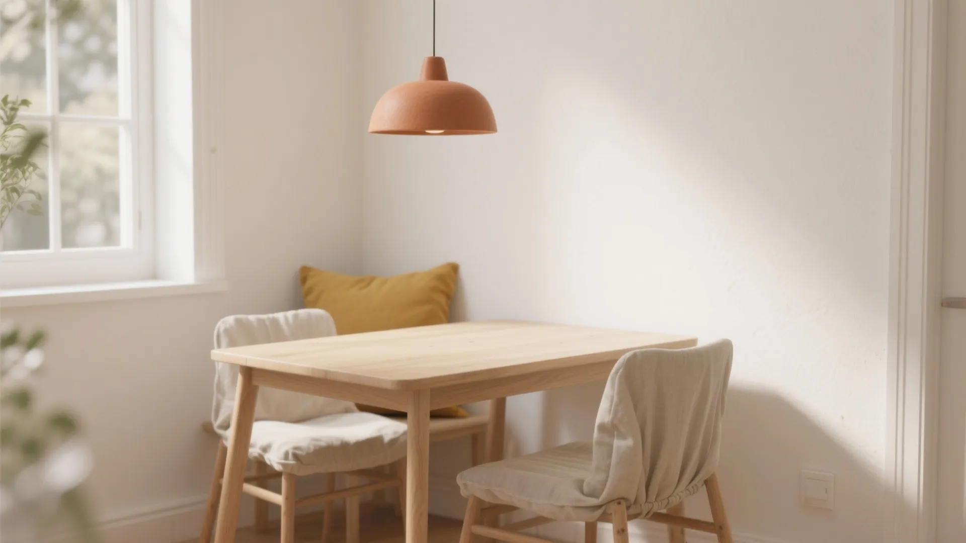 1. Light, Natural Palette with a Warm Accent