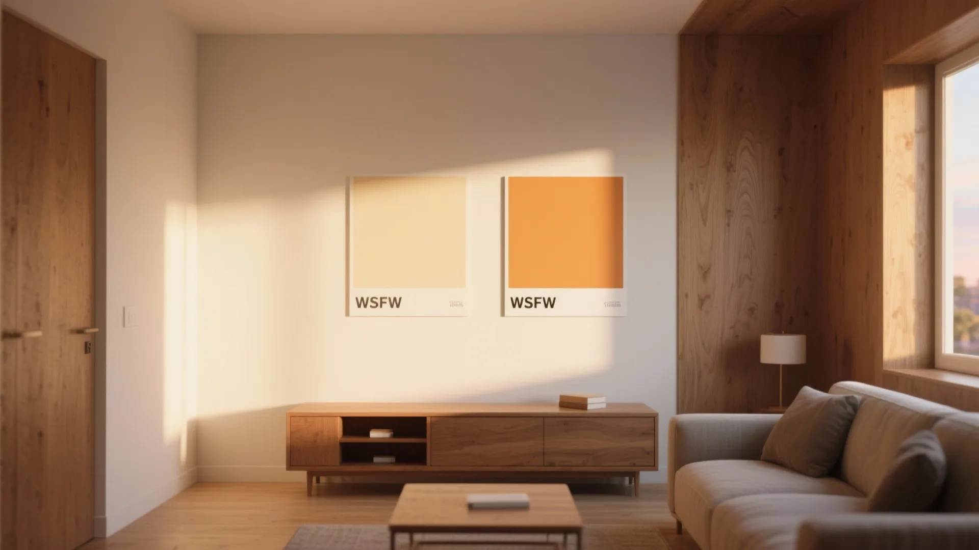1. Light-enhancing palettes for compact rooms