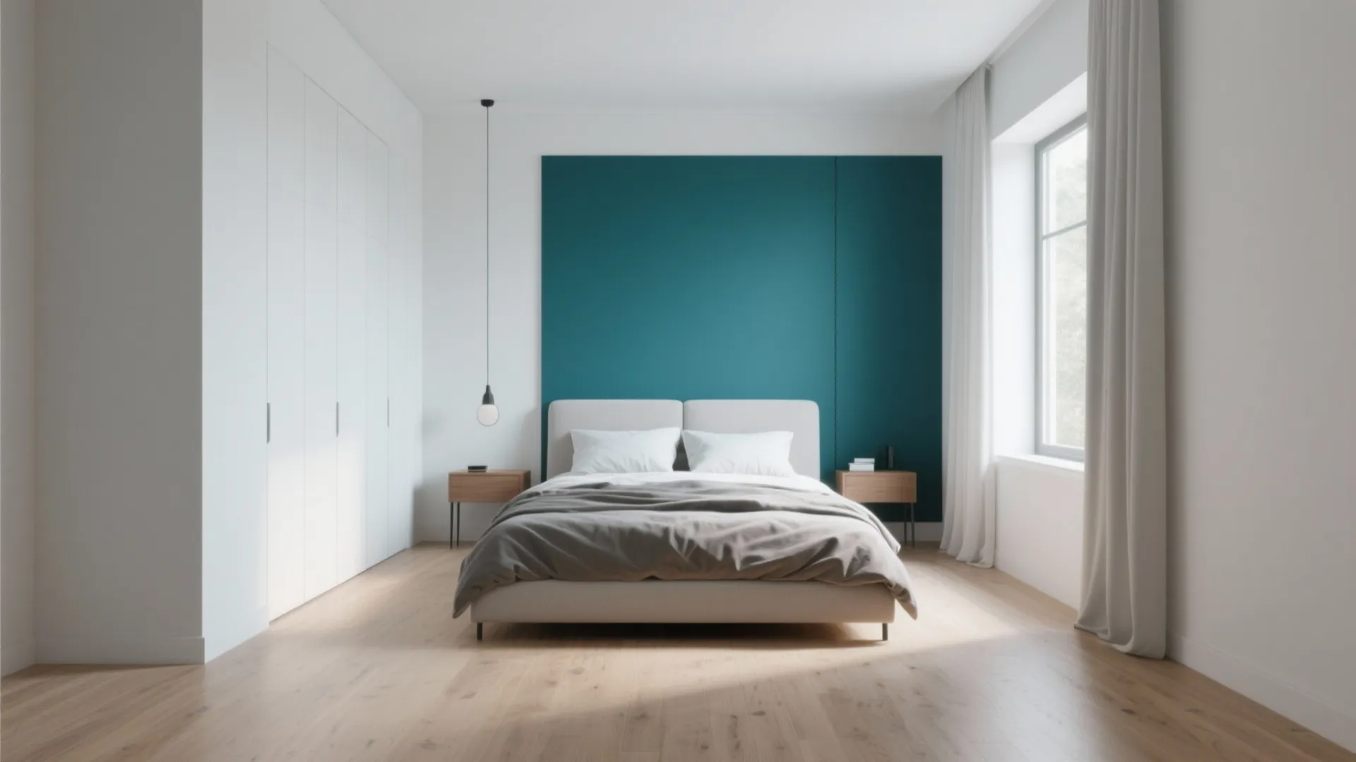 Idea 4: Light Color Palette with a Bold Accent