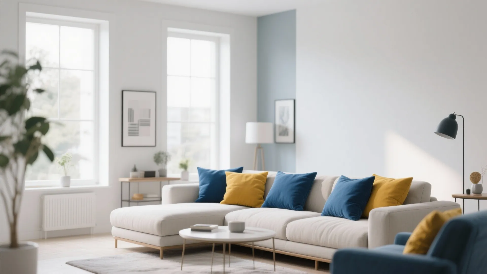 Light Color Palette with Contrast Accents